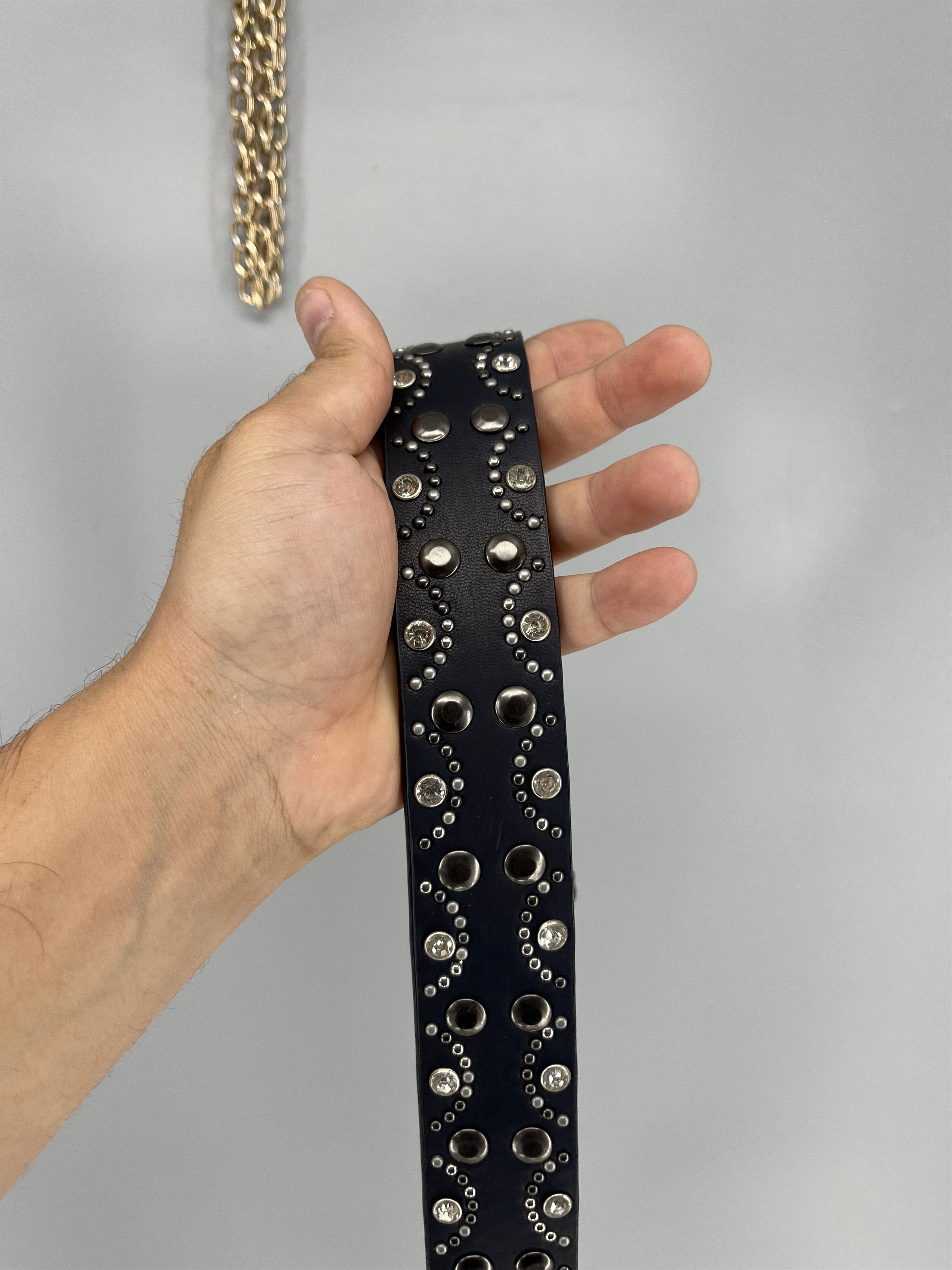 Japanese Brand Vintage 90s Punk Belt Leather Band Rock Y2K 90s Y2K Size ONE SIZE - 5 Thumbnail