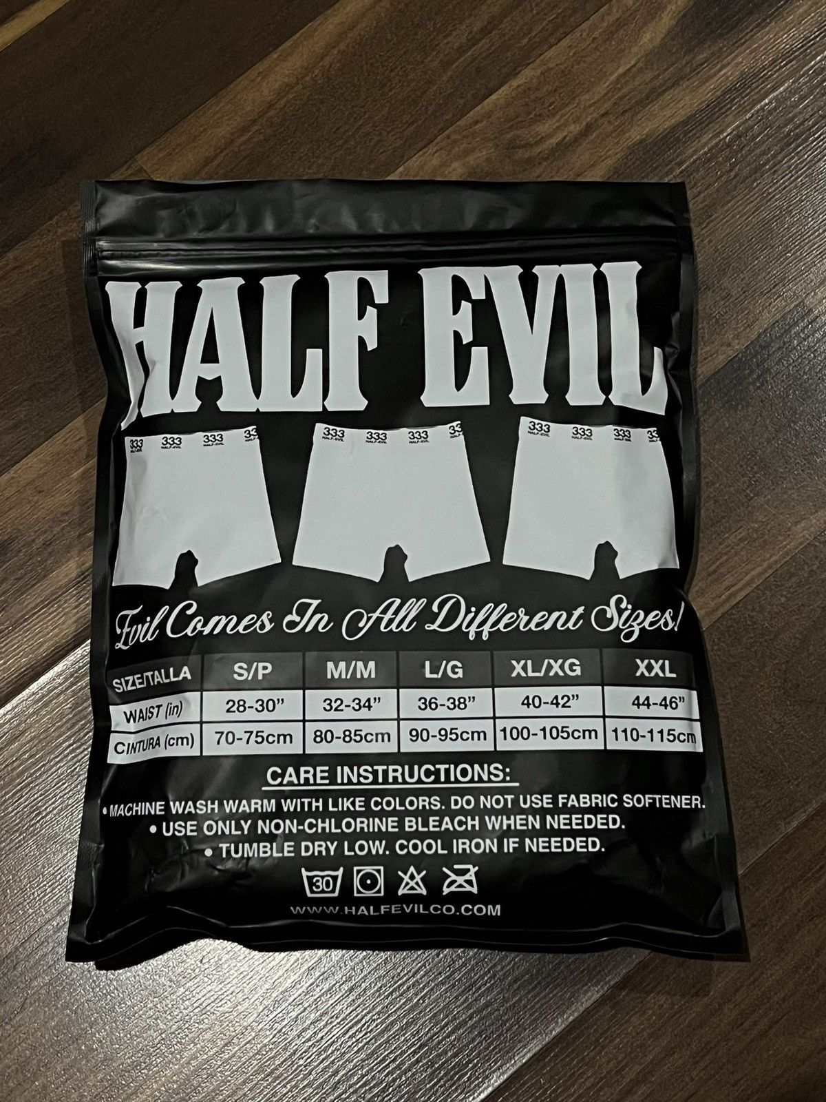Half Evil Half Evil Briefs Size ONE SIZE - 2 Thumbnail