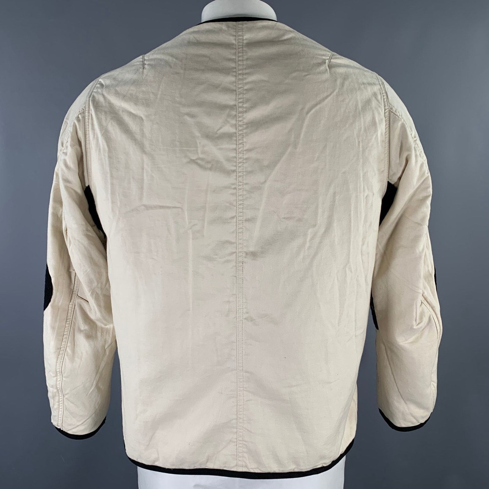 Visvim VISVIM Size L Black Textured Wool Linen Reversible Jacket Size L / US 10 / IT 46 - 6 Thumbnail