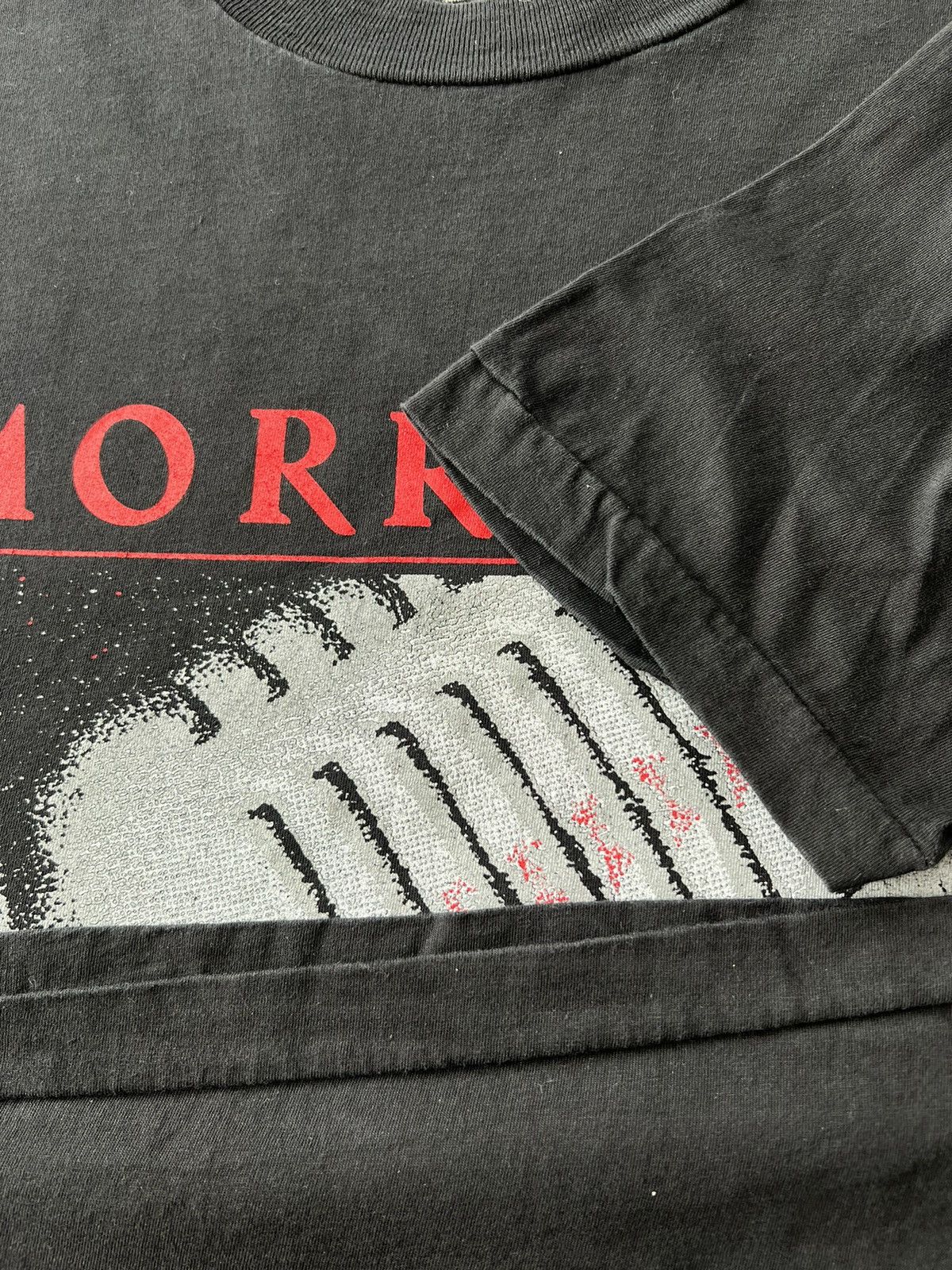 Band Tees Vintage 1993 Van Morrison Singer Tour Black T-shirt Size US M / EU 48-50 / 2 - 6 Thumbnail