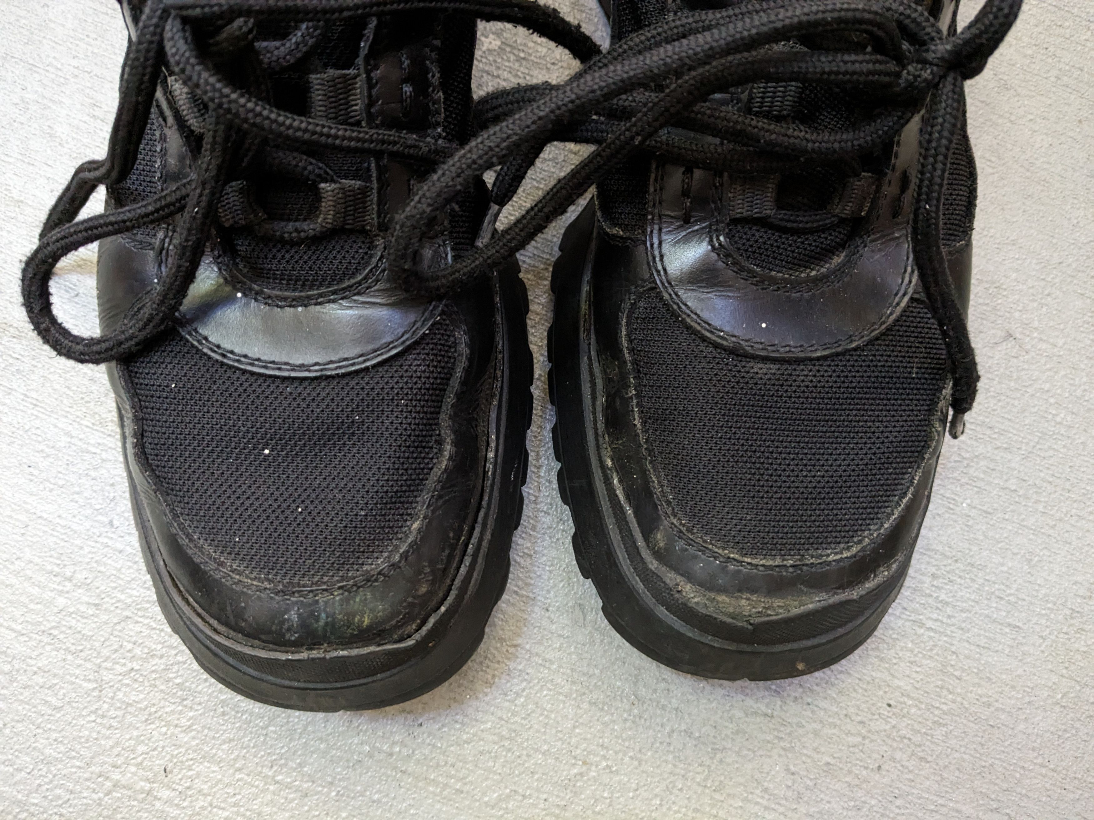 Prada Prada Shoes Black Size 8 Leather Nylon Techwear Lace Up FLAW Size US 8 / EU 41 - 5 Thumbnail