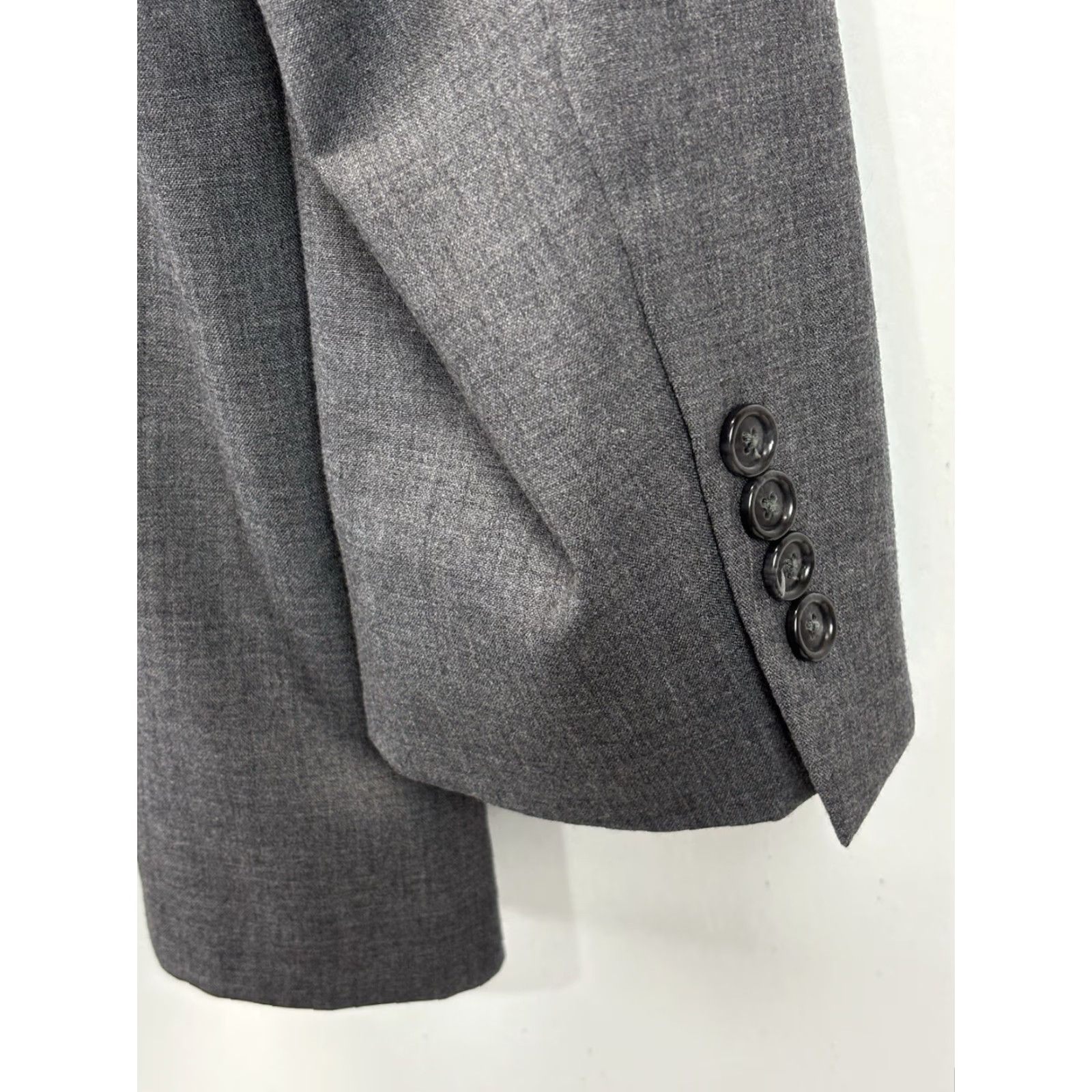 Jos. A. Bank Jos A Bank 2 Pc Wool Suit Blazer Pants 48L 42x31 Men’s Grey Executive Line Size 48R - 5 Thumbnail