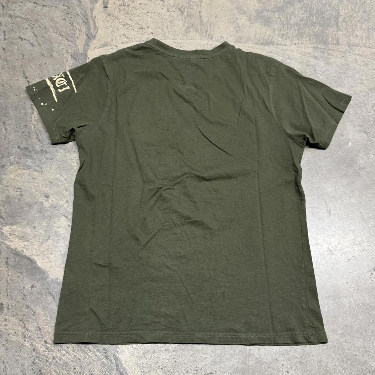 Southpole × Vintage Vintage Y2K Green & Gold Southpole Eagle V Neck T-Shirt Size US L / EU 52-54 / 3 - 5 Thumbnail