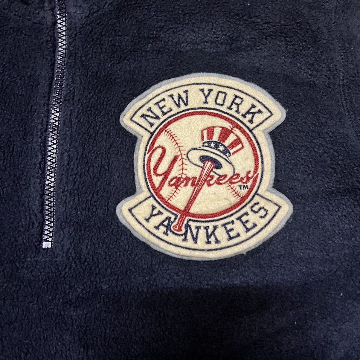 MLB Vintage New York Yankees MLB Half Zipper Sweatshirt Size US L / EU 52-54 / 3 - 10 Thumbnail