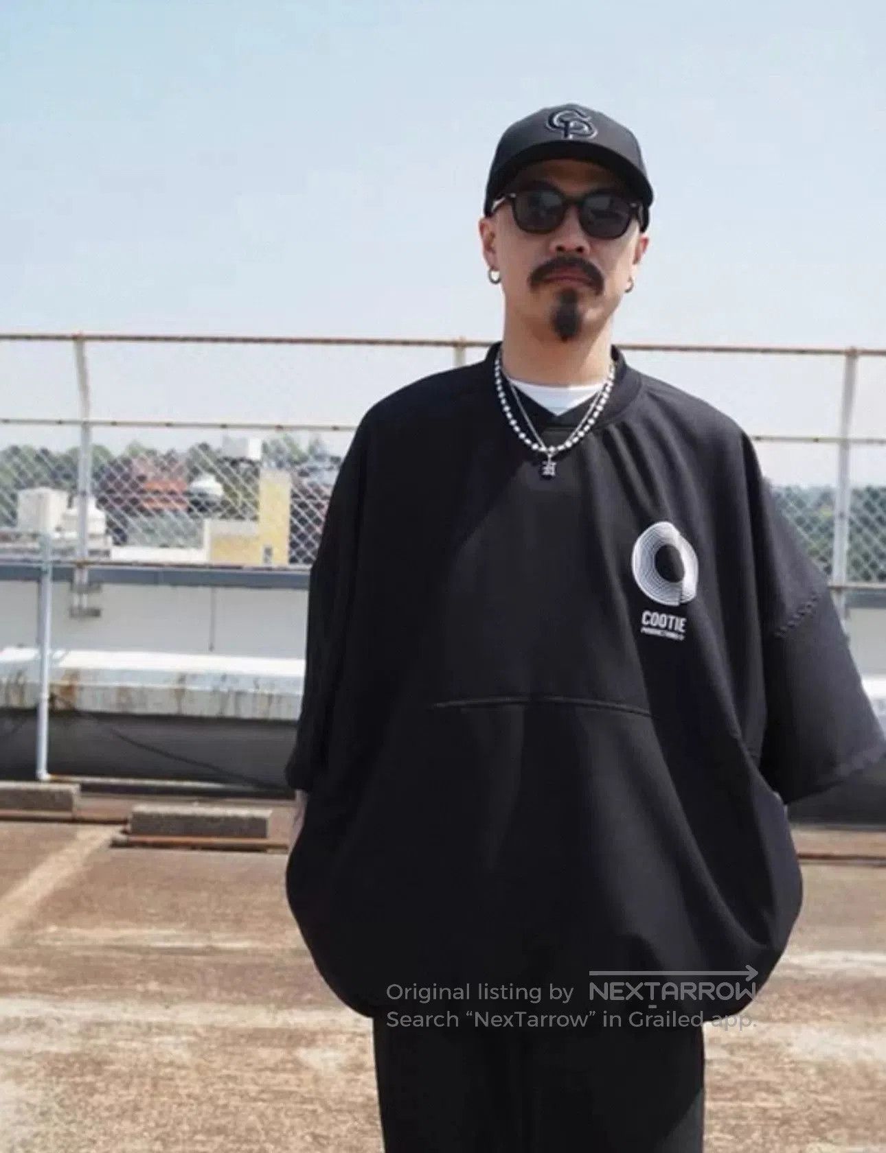 Japanese Brand Cootie Polyester Twill Football Top. Size US M / EU 48-50 / 2 - 6 Thumbnail