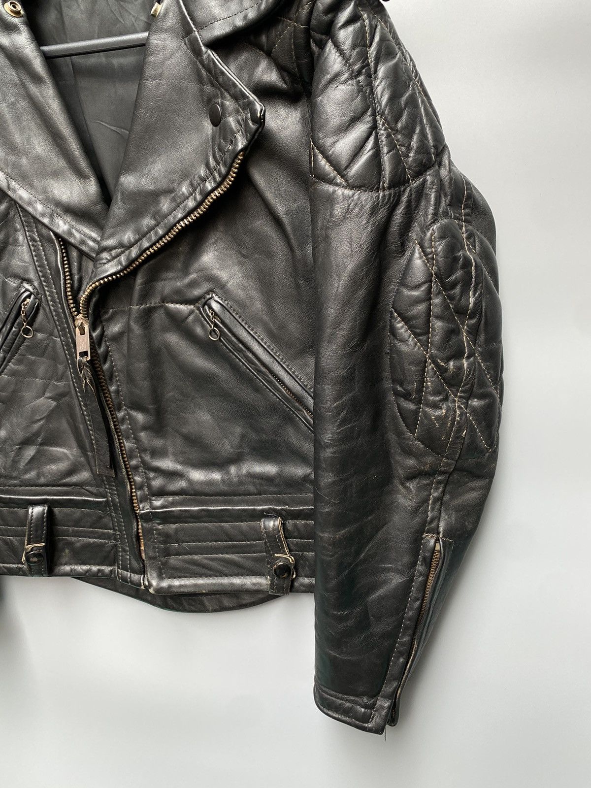 Vintage 1950s Leather Forever Double Rider Leather Jacket Size US XS / EU 42 / 0 - 4 Thumbnail