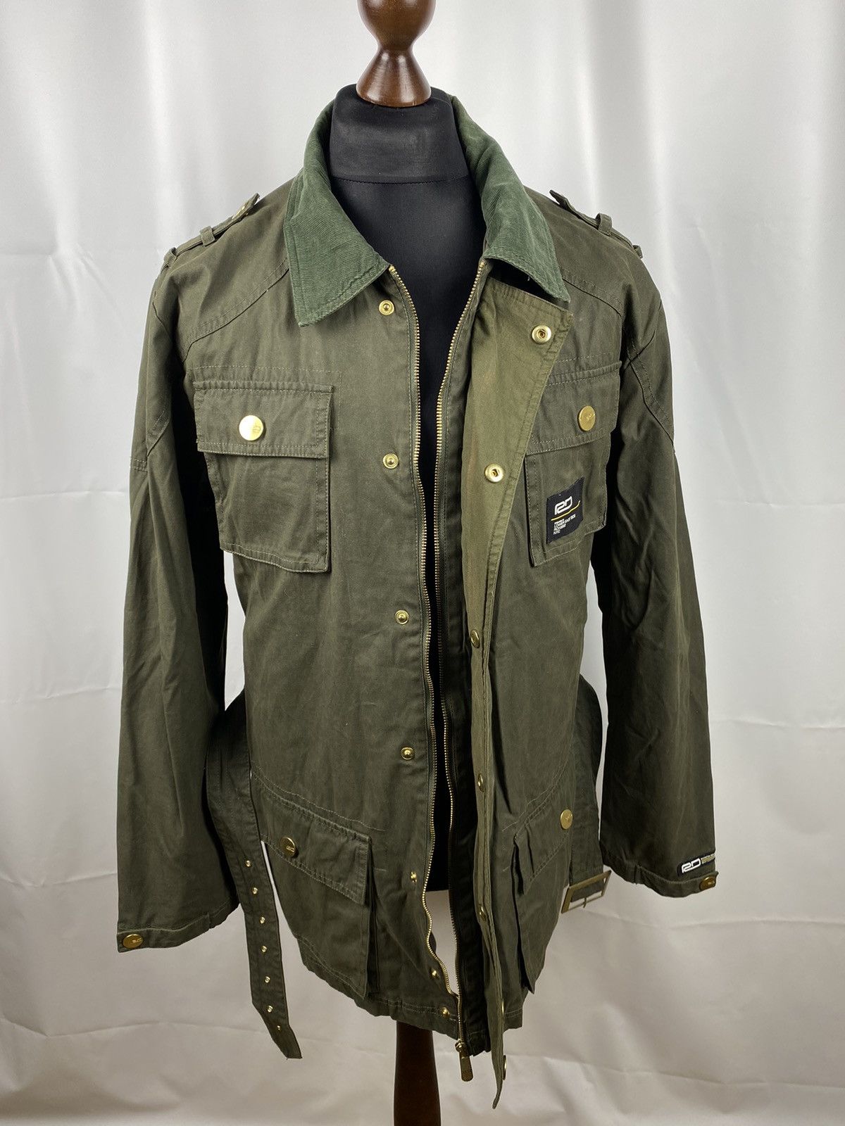 Designer Rivington Denim NYC Waxed Cotton Jacket Belted XL Size US XL / EU 56 / 4 - 5 Thumbnail