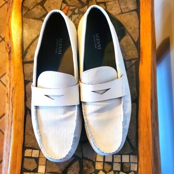 Alfani Alfani White Sz. 11 Slipon Loafer Size US 11 / EU 44 - 1 Thumbnail