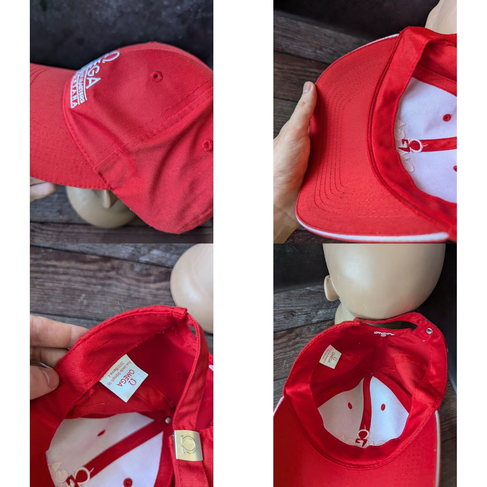 Omega Omega Baseball Cap Hat Red One Size Mens Men’s Nike Shirt Size ONE SIZE - 9 Thumbnail