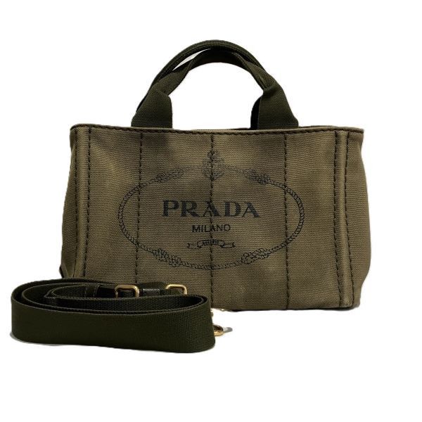 Prada Prada Prada Canvas Canapa Mini 2WAY Tote Bag Canvas Tote Bag in Good Condition Size ONE SIZE - 1 Thumbnail
