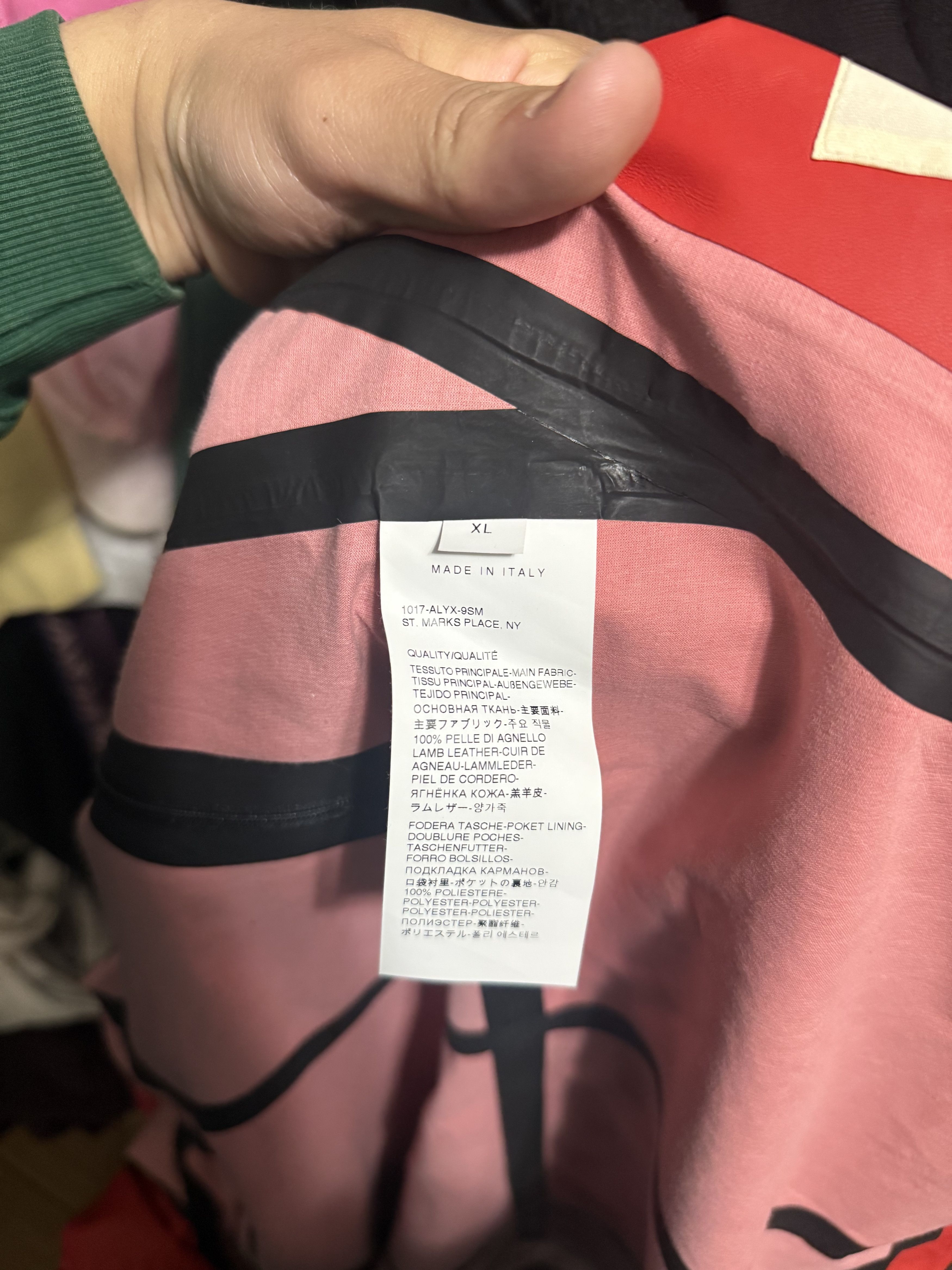 1017 ALYX 9SM Alyx Lambskin Jacket Size US XL / EU 56 / 4 - 10 Thumbnail