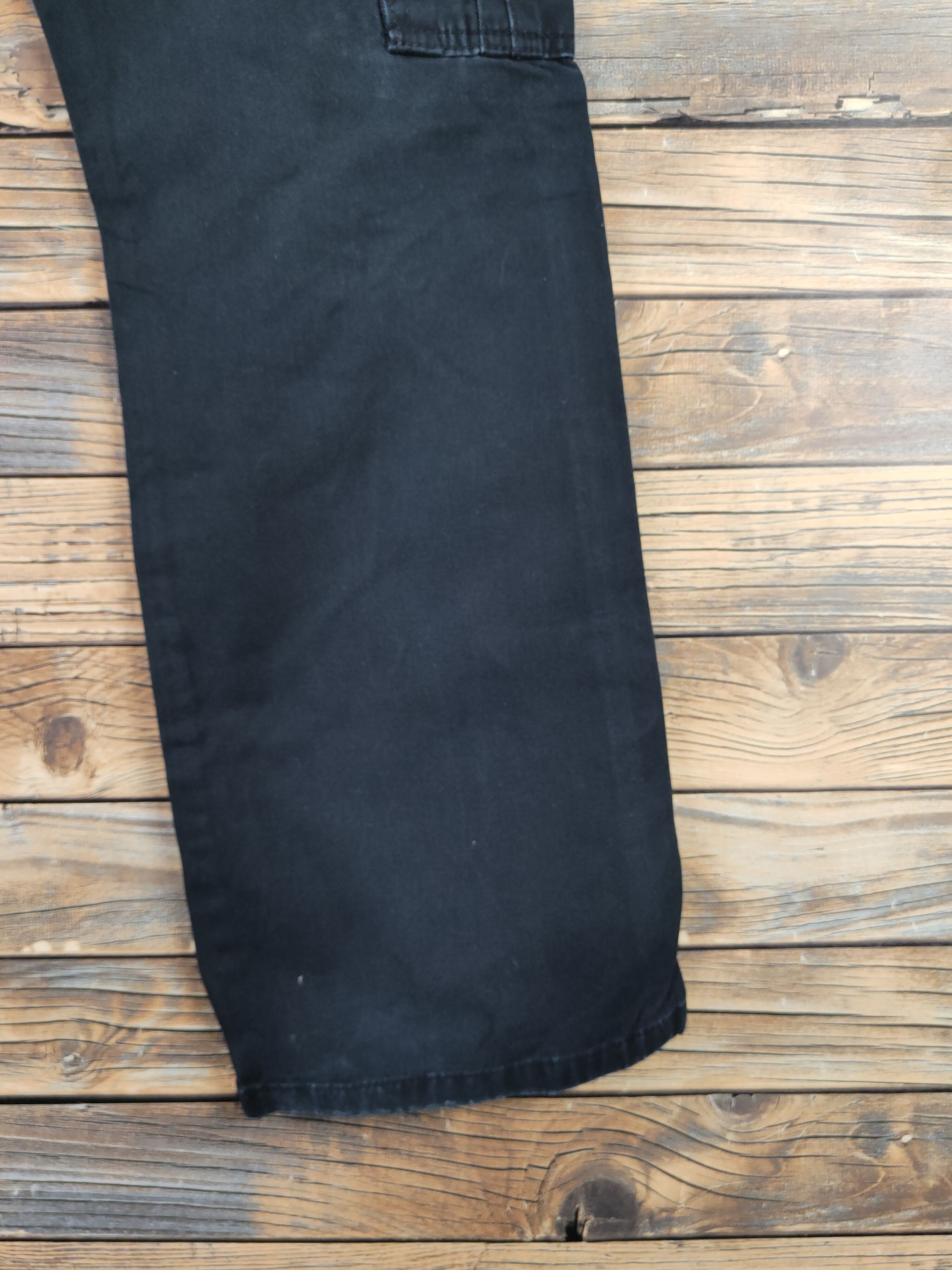 Japanese Brand DL Wrangler Black Multipocket Tactical Cargo Pants #948 Size US 31 - 12 Thumbnail