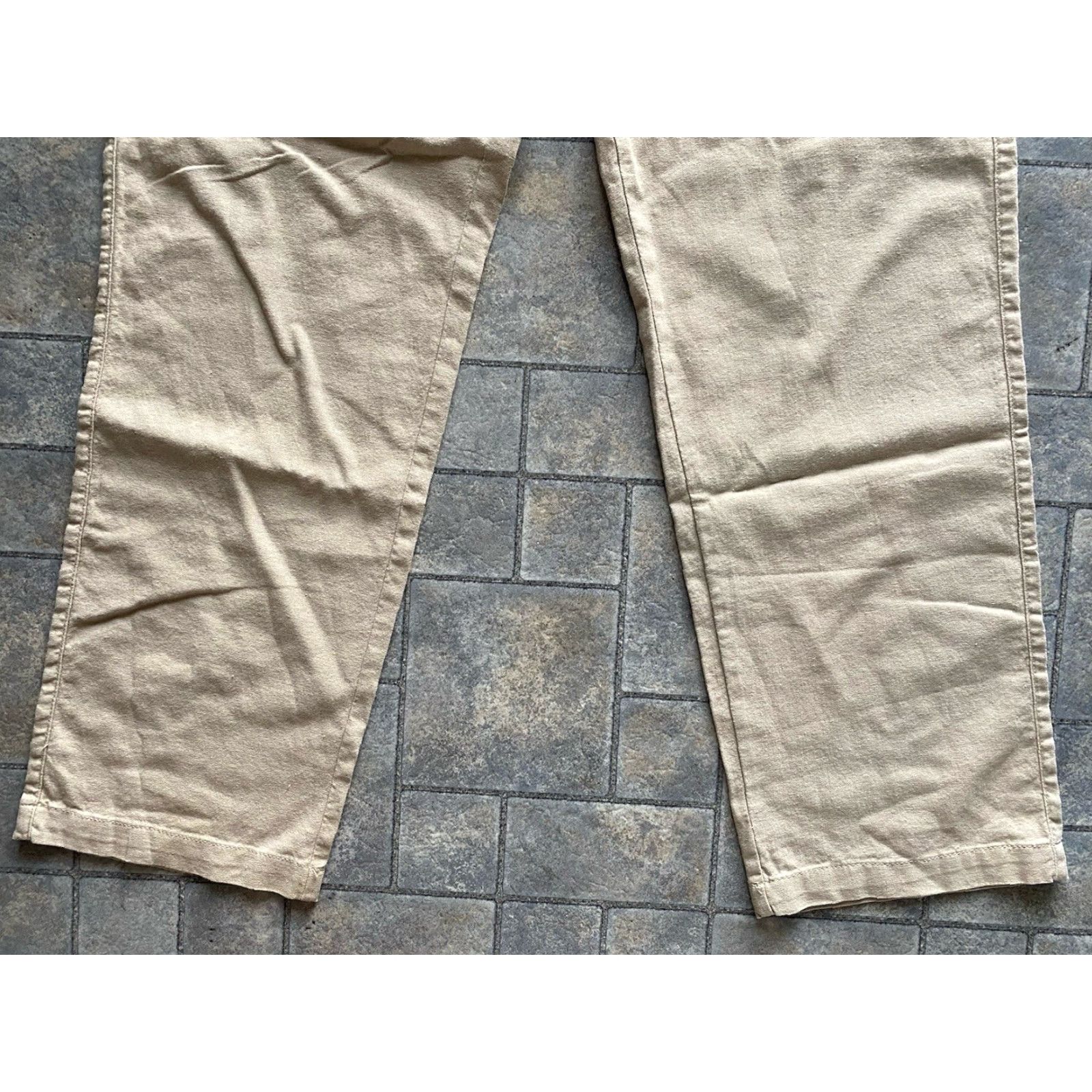 Vintage Marc Anthony Pants Men Slim Beige 38x32 Linen Blend Khakis NEW WITH TAGS Size US 38 / EU 54 - 6 Thumbnail