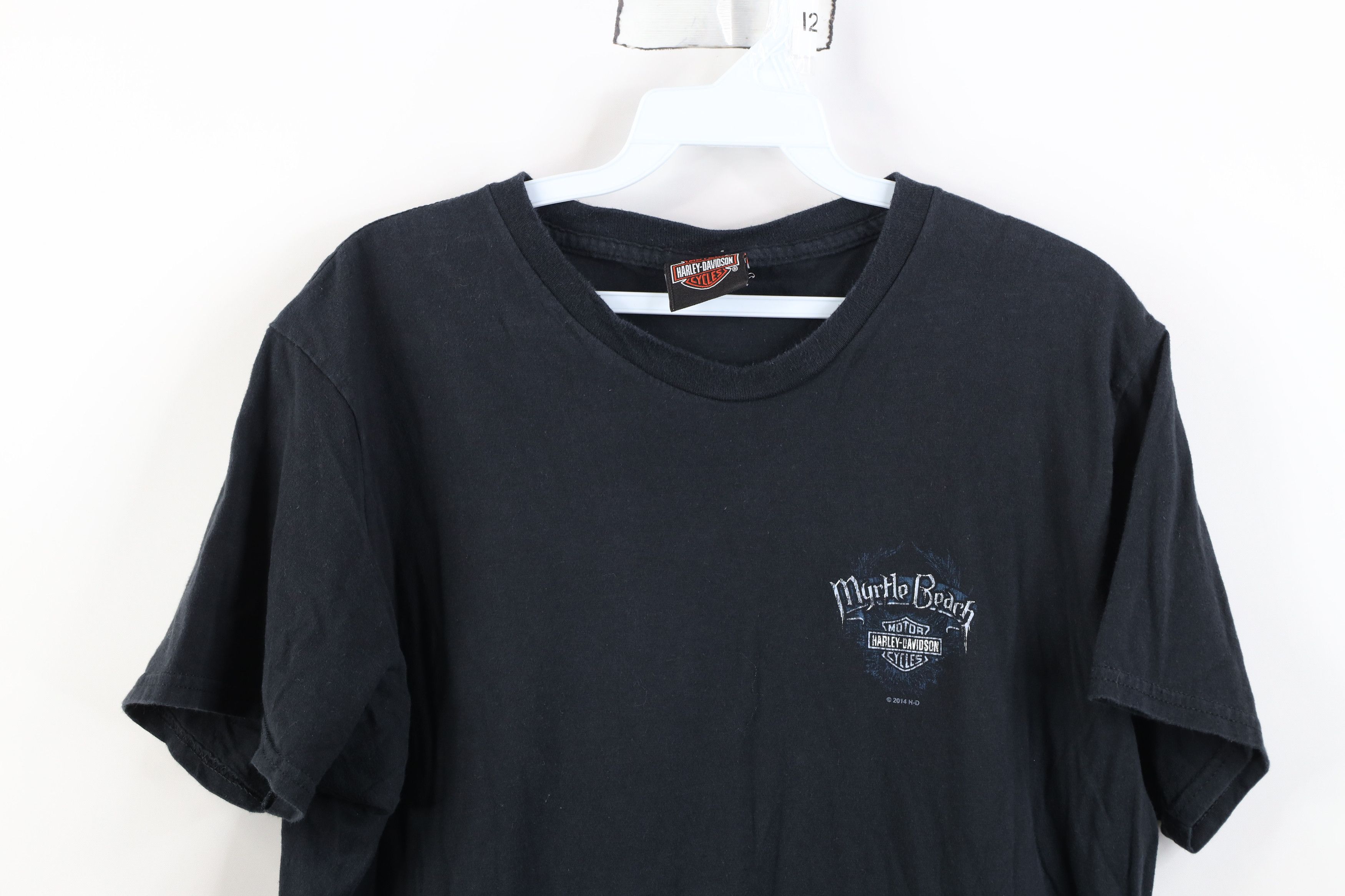 Harley Davidson Vintage Y2K Harley Davidson Myrtle Beach Skull Wing T-Shirt Size US L / EU 52-54 / 3 - 2 Thumbnail
