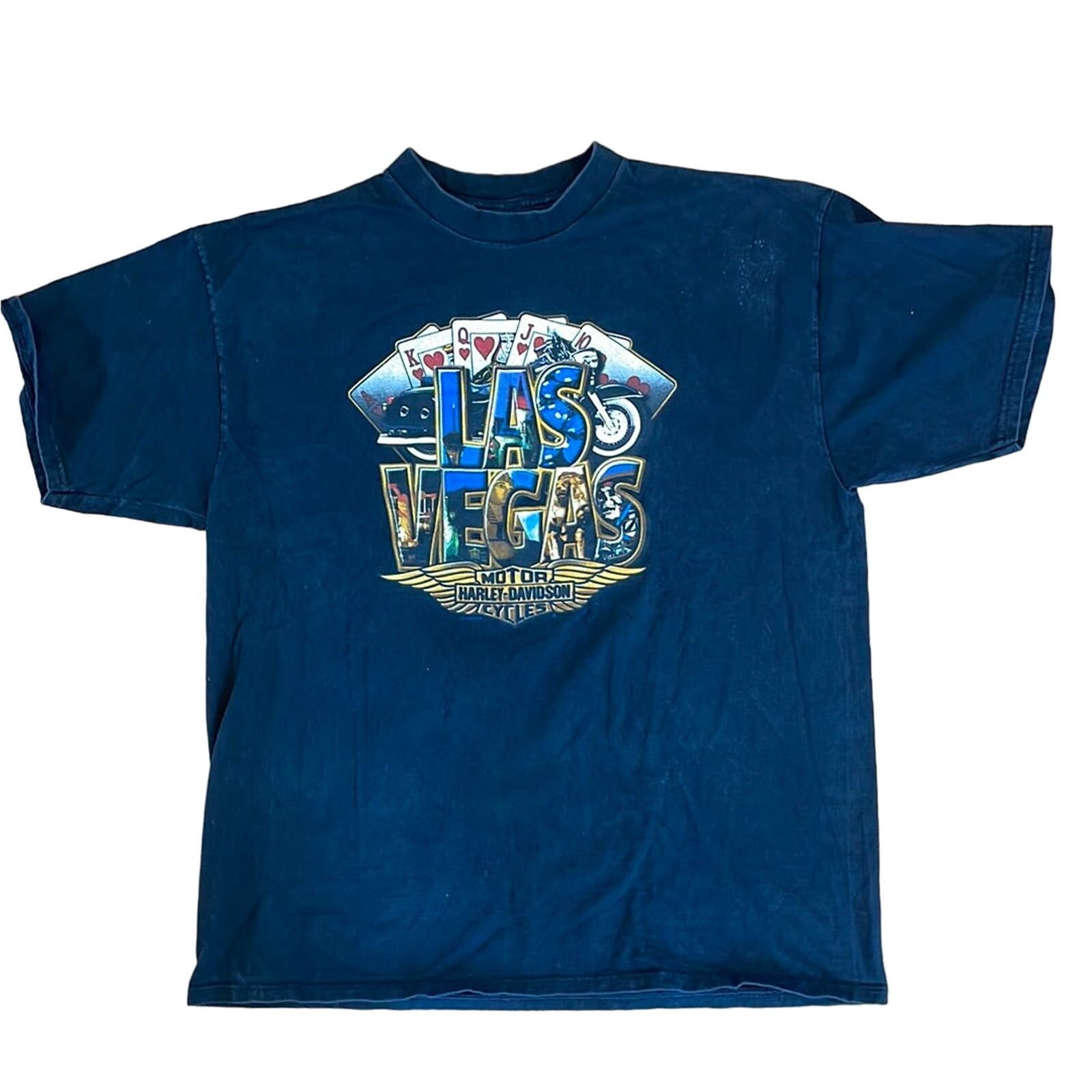 Harley Davidson 1999 Harley Davidson Las Vegas Holoubek Shirt 2XL Size US XXL / EU 58 / 5 - 2 Thumbnail
