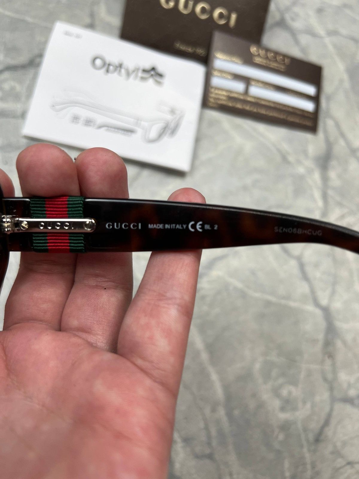 Gucci Gucci Sunglasses Luxury Y2k Avant Garde Size ONE SIZE - 9 Thumbnail