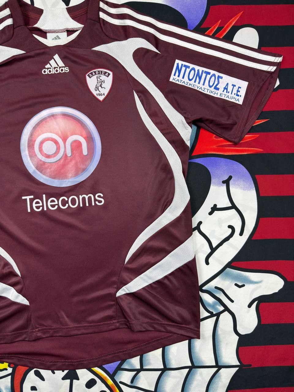 Adidas Adidas Larissa jersey adults away original football shirt Size US M / EU 48-50 / 2 - 3 Thumbnail