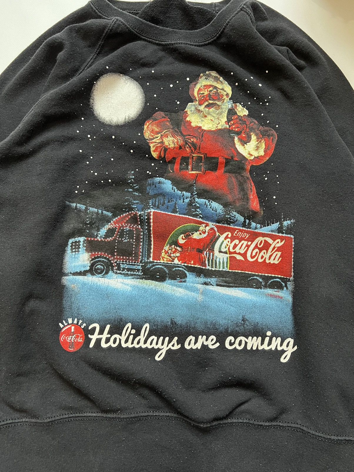 Vintage Vintage Coca Cola Santa 90’s Sweatshirt Size US M / EU 48-50 / 2 - 2 Thumbnail