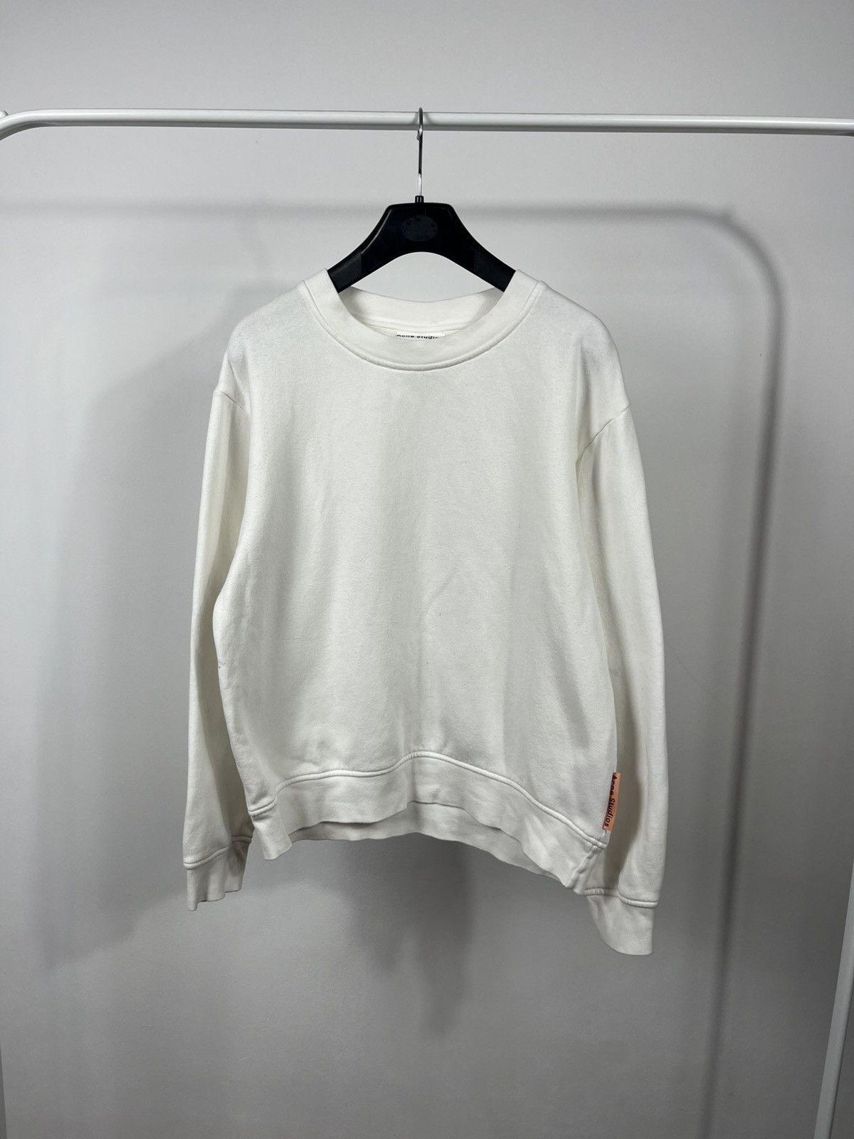 Acne Studios white cotton sweatshirt women’s size S Portugal