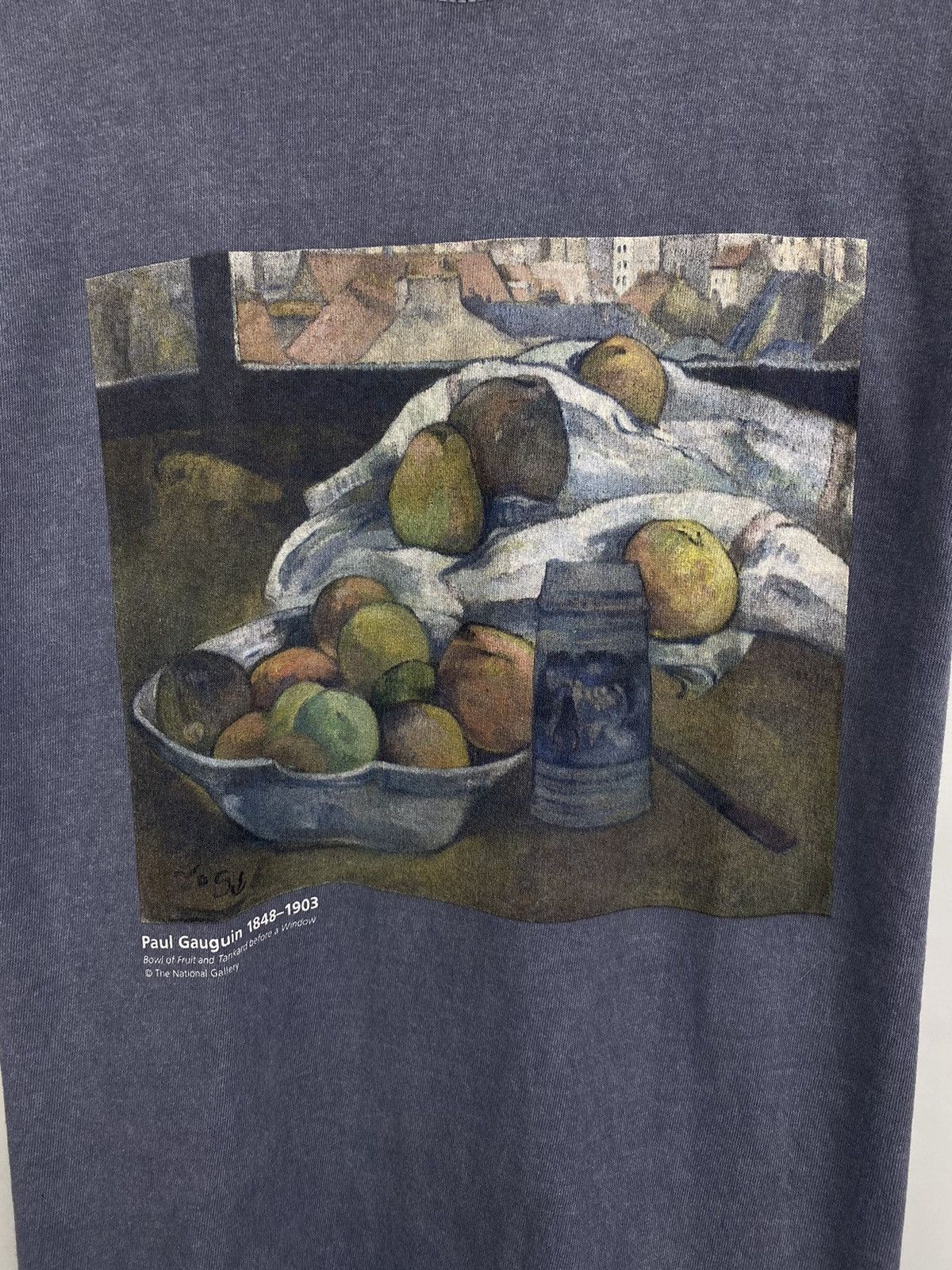 Designer Vintage 90s Paul Gauguin 1848 1903 T-shirt Monet style rare Size US M / EU 48-50 / 2 - 4 Thumbnail