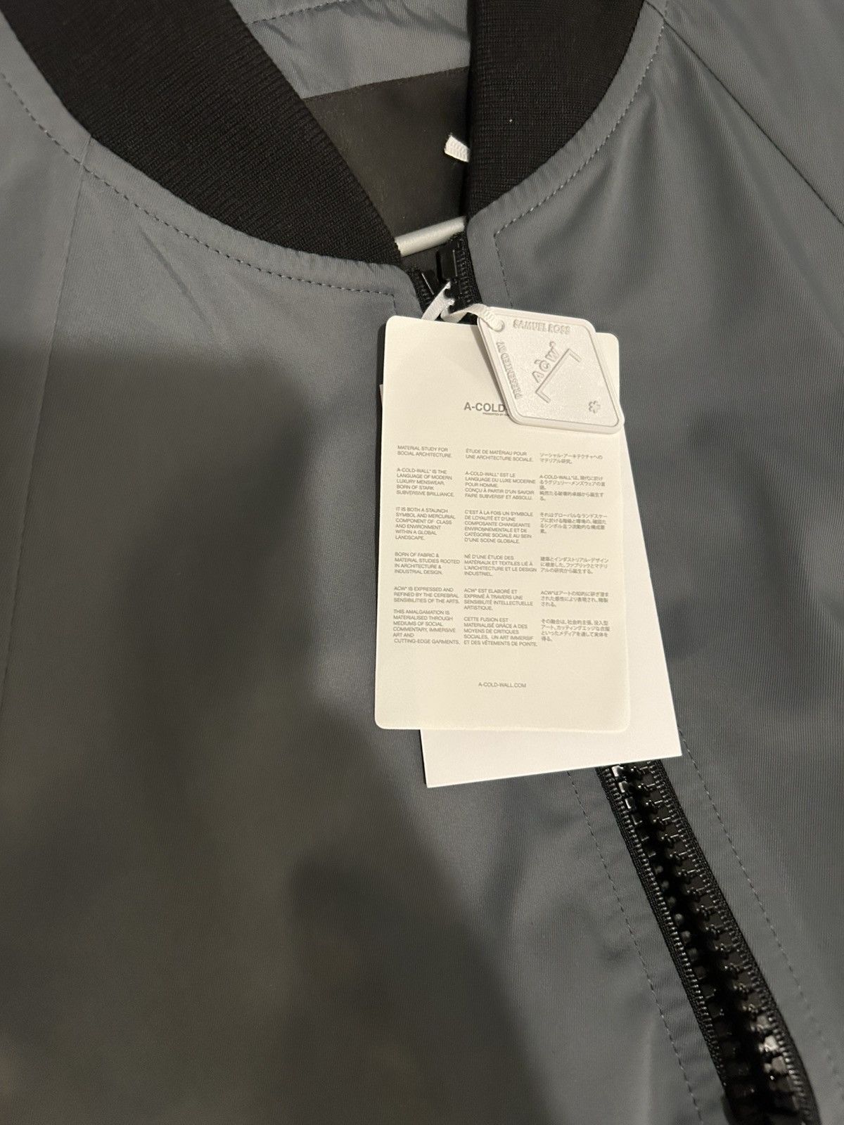 A-COLD-WALL* A-COLD-WALL* Cinch Bomber Jacket “Slate Grey” Size US S / EU 44-46 / 1 - 6 Thumbnail