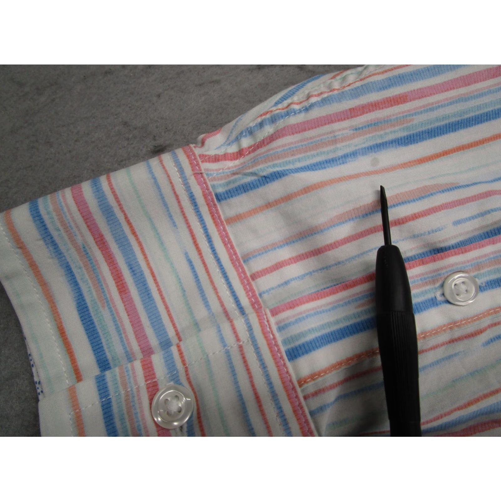 Tommy Bahama Tommy Bahama Shirt Mens Large Striped Sarasota Stretch Button Down Long Sleeve Size US L / EU 52-54 / 3 - 6 Thumbnail