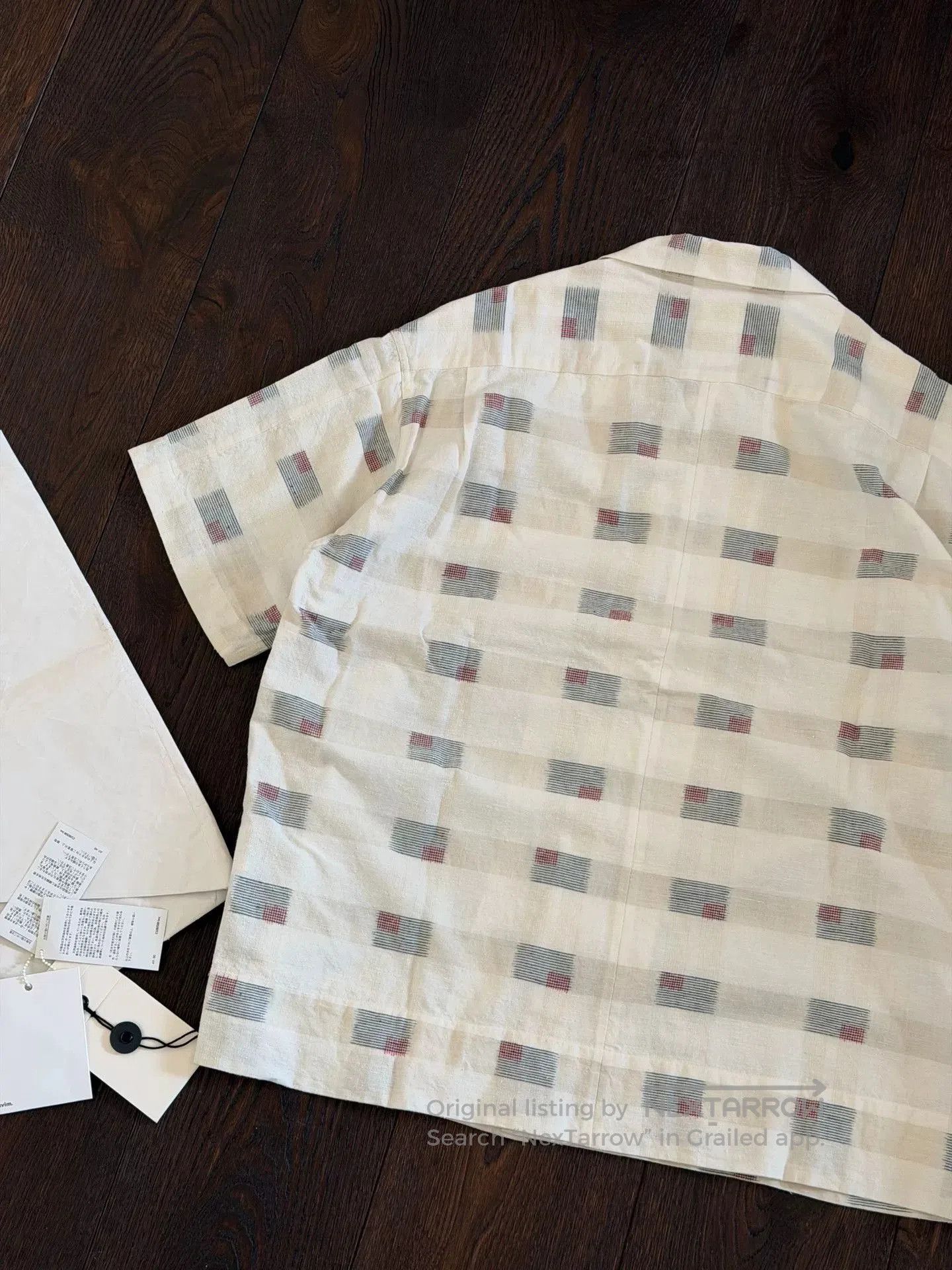 Visvim VISVIM Caban S/S Kasuri Shirt. Size US XL / EU 56 / 4 - 6 Thumbnail