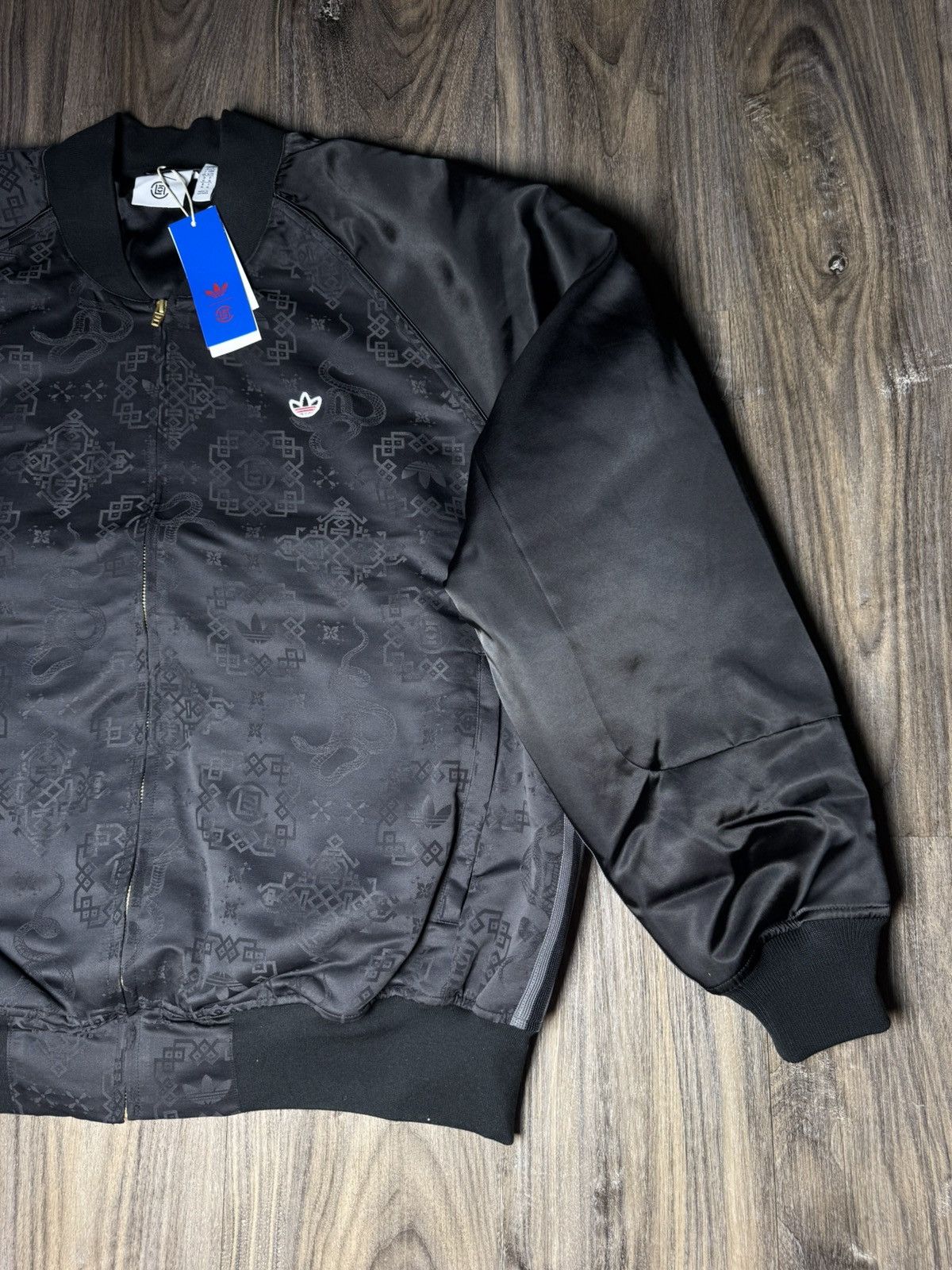 Adidas × CLOT Adidas x Clot by Edison Chen Lunar New Year Jacket Black Size US XL / EU 56 / 4 - 5 Thumbnail