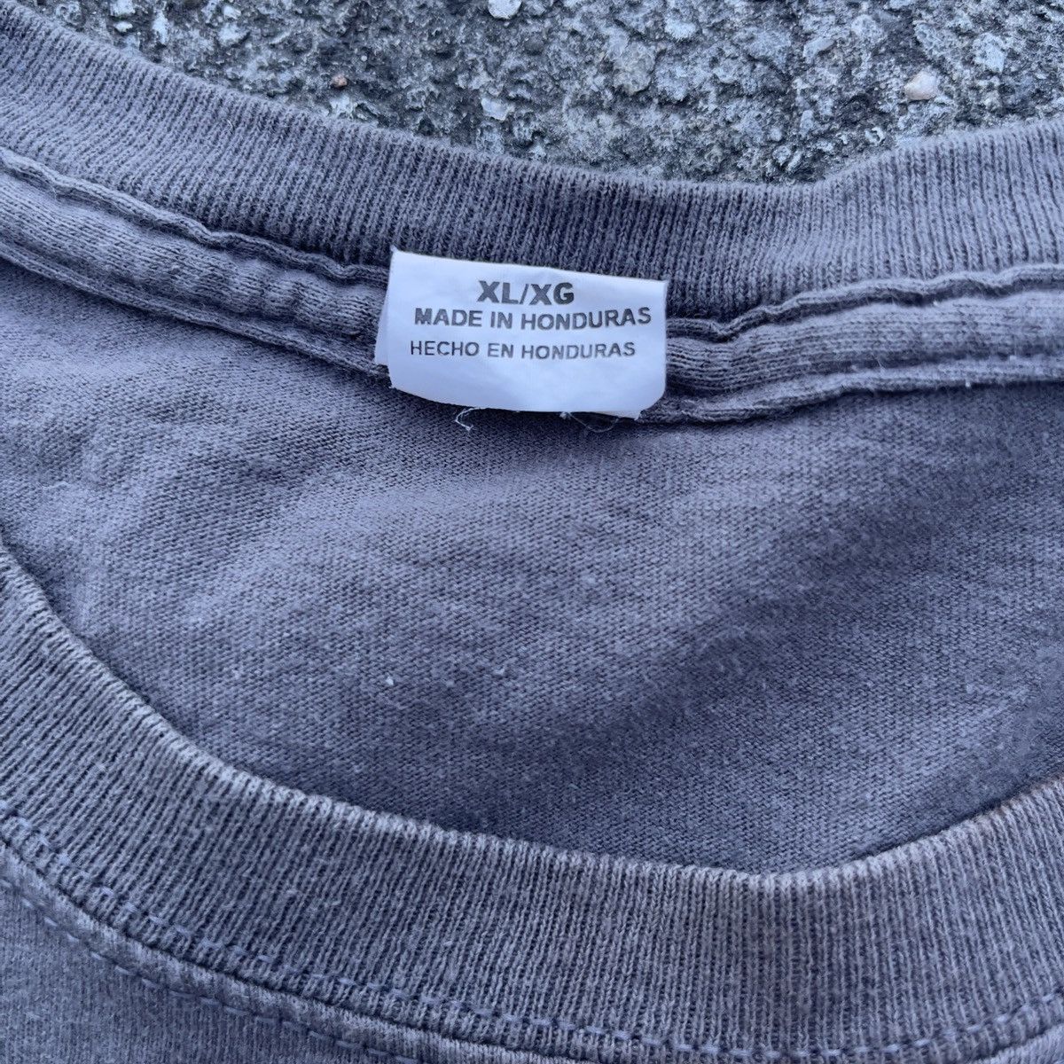 Vintage Vintage Womens Y2K Smoke GREY Blank Heavyweight Shirt Size XL / US 12-14 / IT 48-50 - 3 Thumbnail