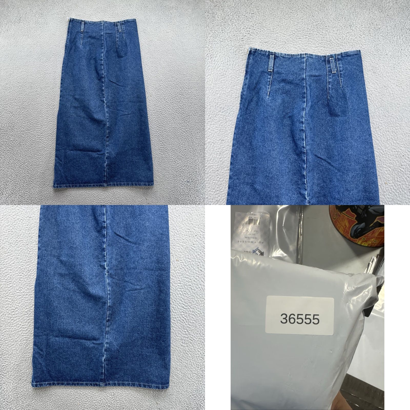 Vintage VINTAGE St. John's Bay 100% Cotton Maxi Denim Skirt Women’s SZ 10 Mexico Made Blue Cotton Denim Skirt Maxi Women 10 Size 32" / US 10 / IT 46 - 8 Thumbnail