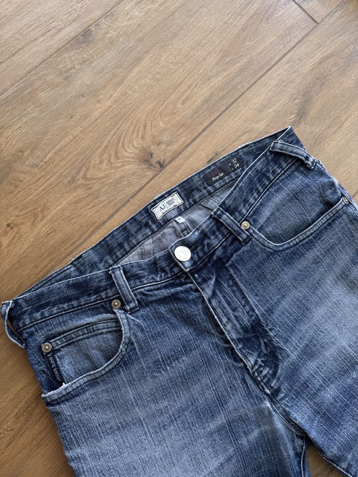 Armani Vintage Armani Japanese Denim Regular Jeans Size US 32 / EU 48 - 13 Thumbnail