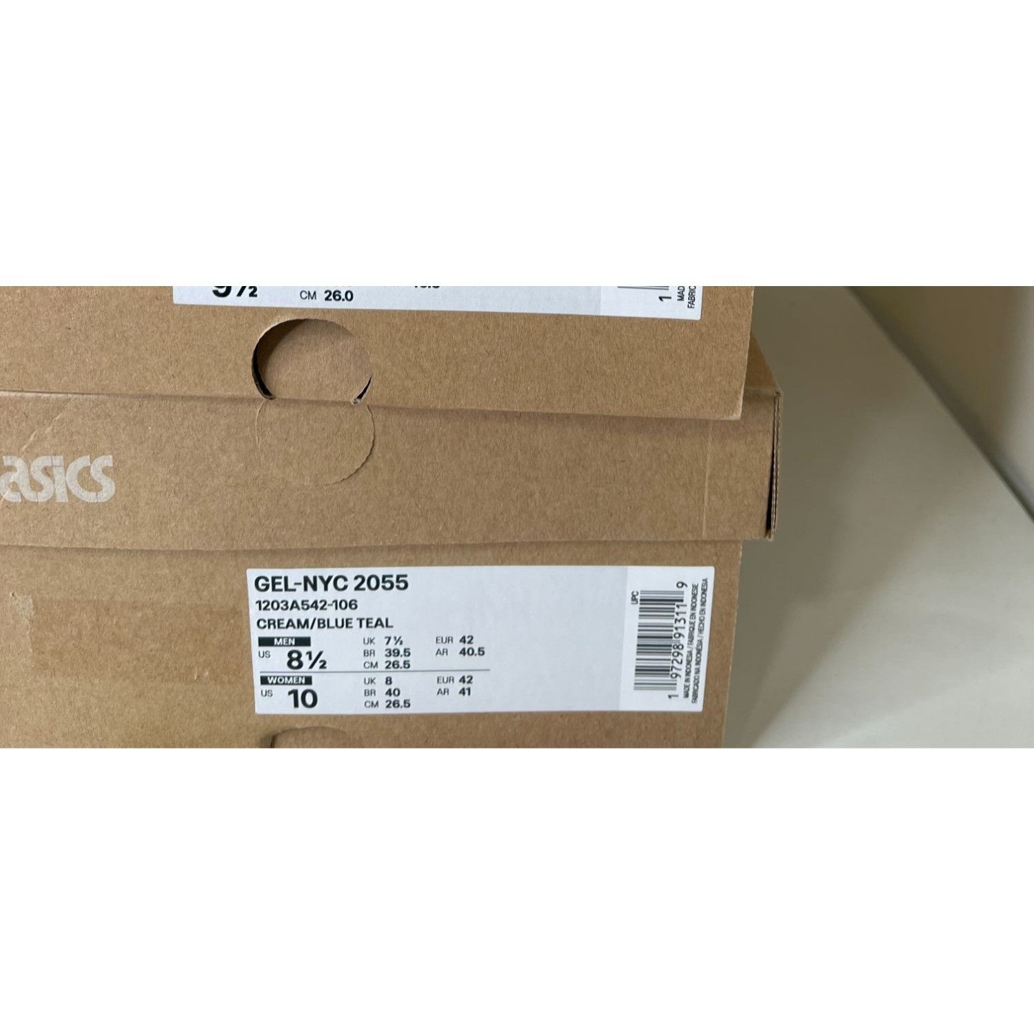 Asics Asics Gel NYC 2055 Cream Blue Teal WOMENS 10us Size US 10 / IT 40 - 7 Thumbnail