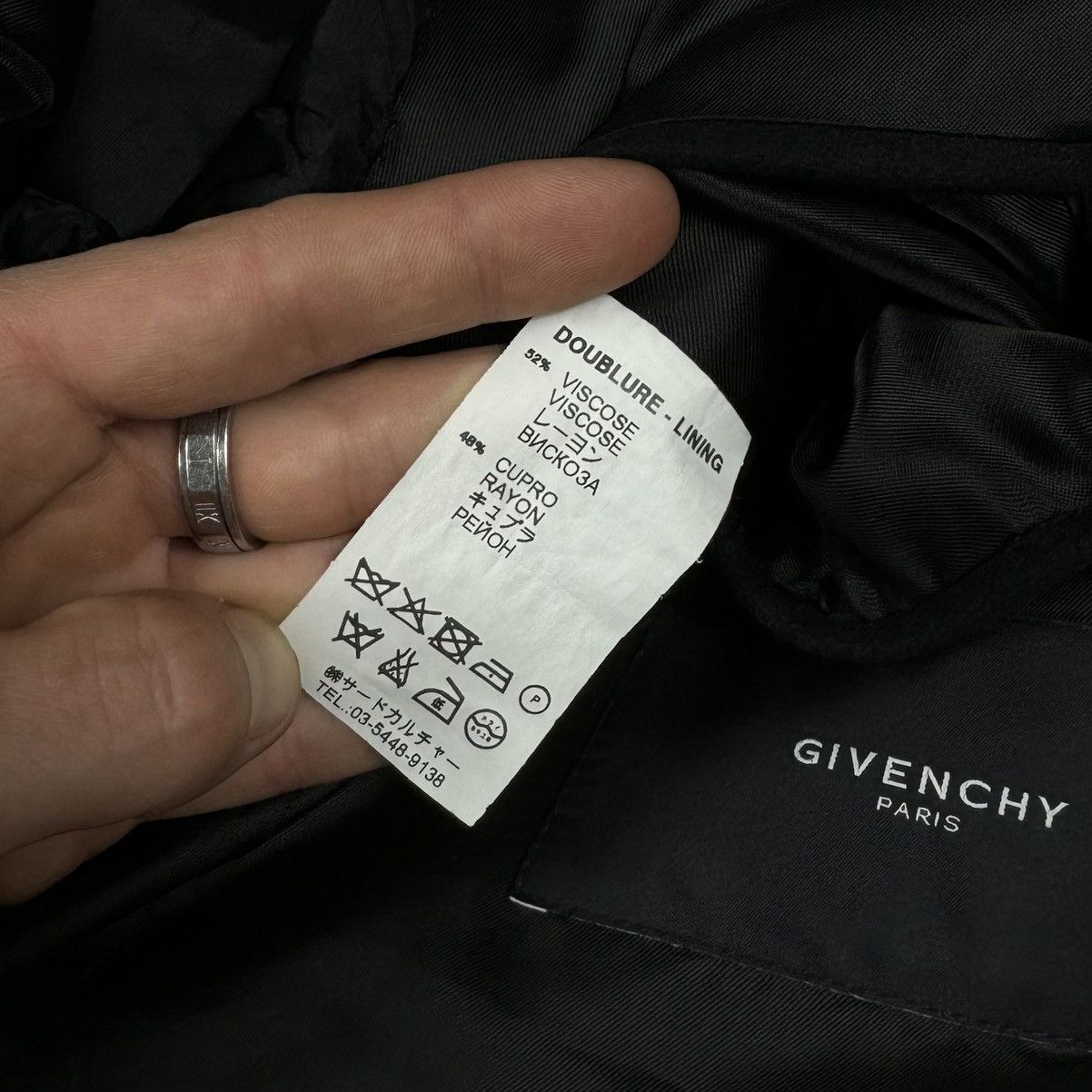 Givenchy Vintage Givenchy Wool Classic Designer Luxury Coat Jacket og Size US L / EU 52-54 / 3 - 11 Thumbnail