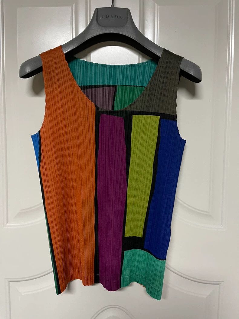 Issey Miyake Issey Miyake size:3 Jigsaw pleated vest Size XS / US 0-2 / IT 36-38 - 1 Thumbnail