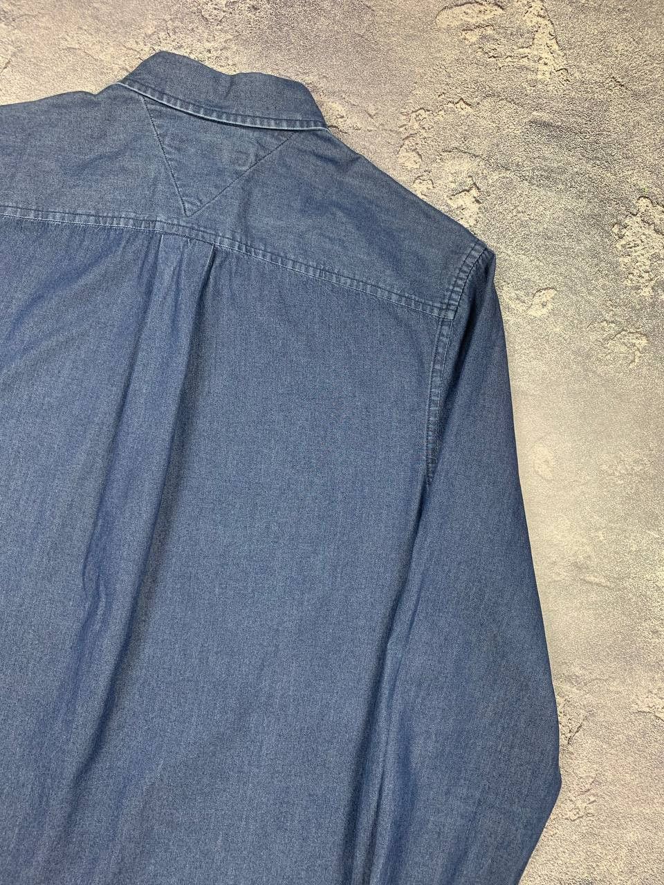 Tommy Hilfiger Tommy Hilfiger Mens Blue Denim Cotton Button Down Shirt Size US S / EU 44-46 / 1 - 12 Thumbnail