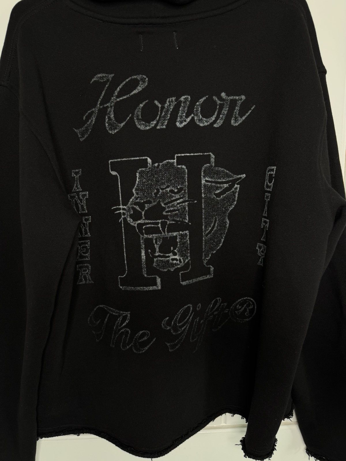 Honor the Gift Honor The Gift Distressed Black Mascot Hoodie Size Small Size US S / EU 44-46 / 1 - 5 Thumbnail