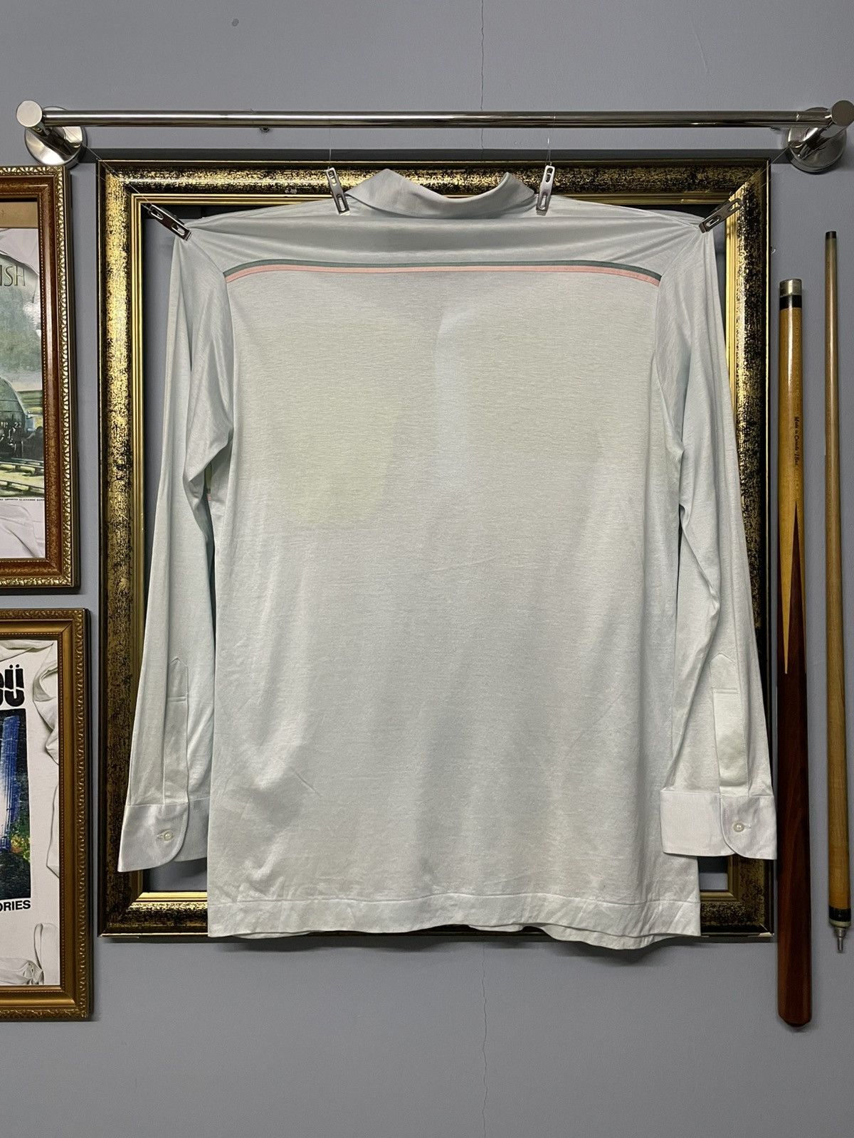 Yves Saint Laurent Vintage Yvesaintlaurent Light Pastel Colour Polo Sporty Look Size US L / EU 52-54 / 3 - 7 Thumbnail