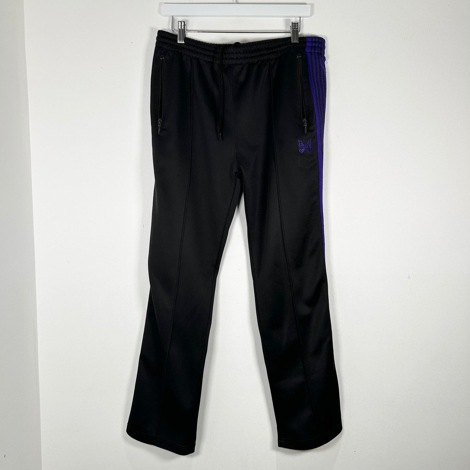Needles Needles Black/Blue Track Pants Size L | Grailed