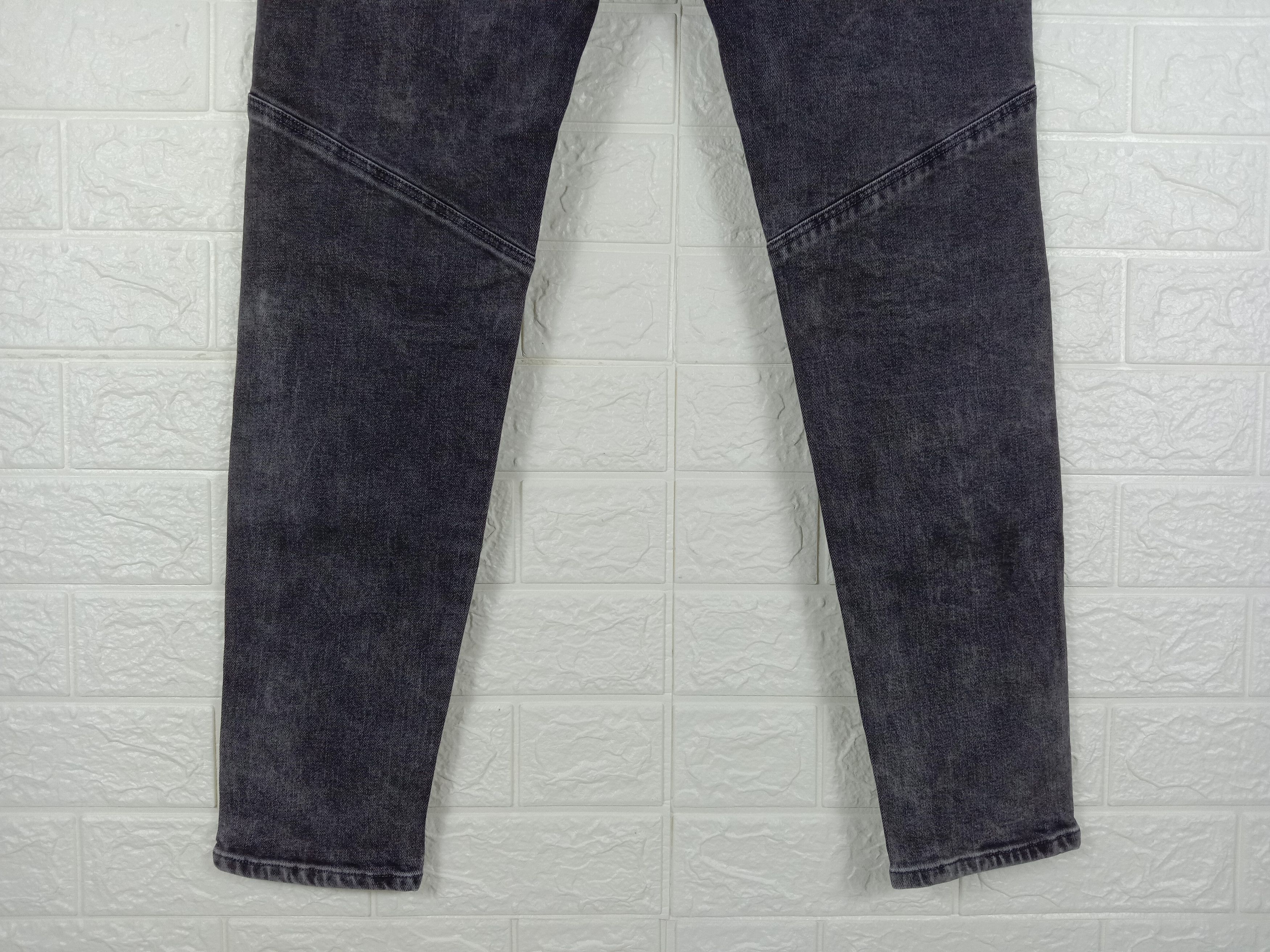 Zara Zara Skinny Biker Jeans Double Knee Denim Size US 34 / EU 50 - 8 Thumbnail