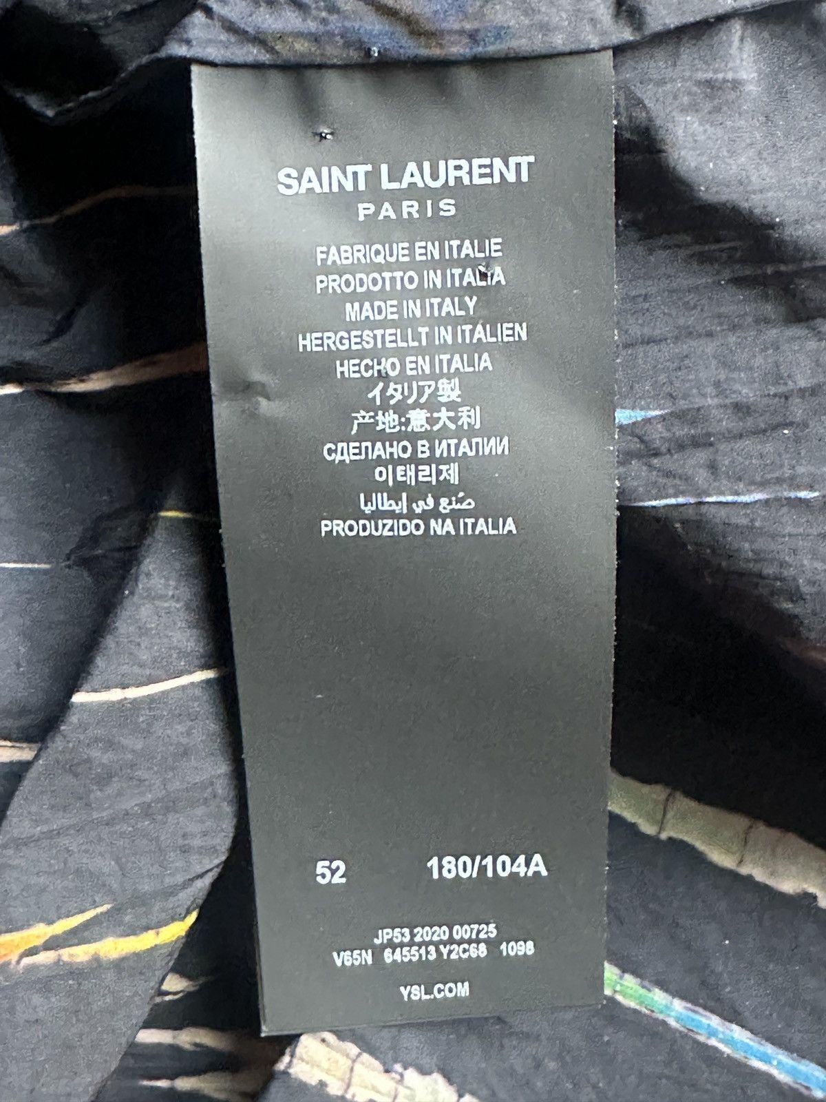 Anthony Vaccarello Saint Laurent Marrakesh Windbreaker NWT Retail $2990 Size US L / EU 52-54 / 3 - 11 Thumbnail