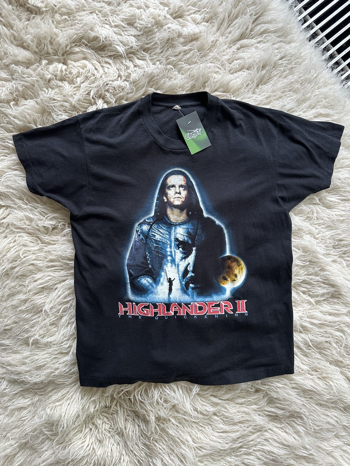 Vintage VINTAGE HIGHLANDER 2 „T-SHIRT 90‘s M Size US M / EU 48-50 / 2 - 1 Thumbnail