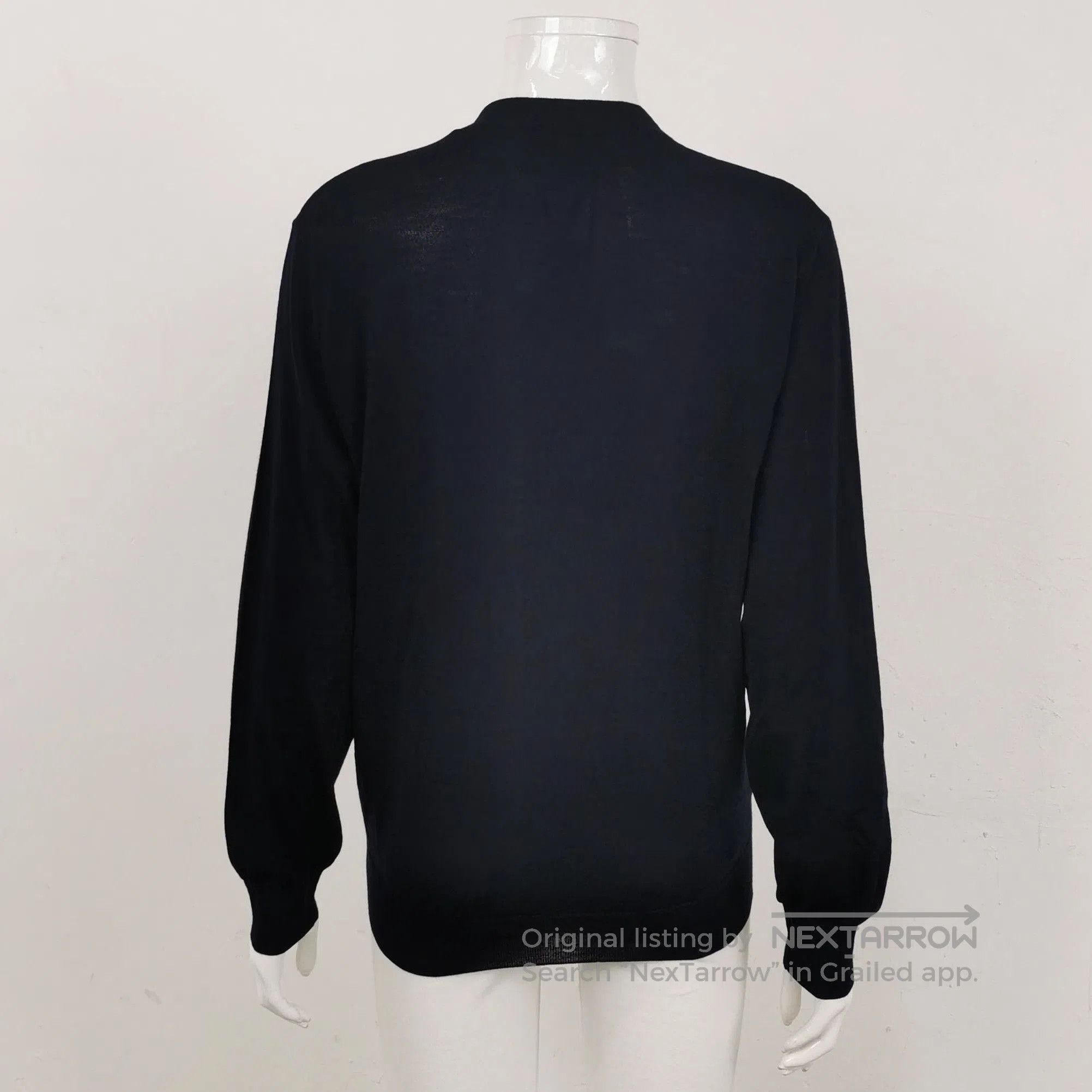 Prada Prada Wool Long Sleeve V. Size S / US 4 / IT 40 - 2 Thumbnail