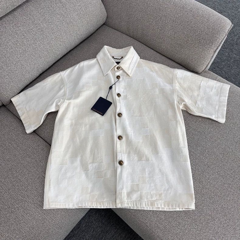 Louis Vuitton Louis Vuitton SS24 Embroidered Short Sleeve Shirt Size US S / EU 44-46 / 1 - 1 Thumbnail