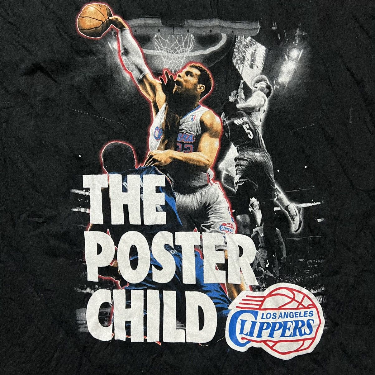 NBA × Vintage Vintage 2011 NBA Clippers Blake Griffin Graphic T-Shirt Size US XL / EU 56 / 4 - 4 Thumbnail