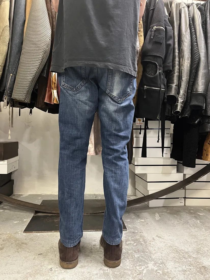 Designer × Jean Paul Gaultier × Vintage 2000s Jean Paul Gaultier Blue Brut Denim Jeans Size US 30 / EU 46 - 3 Thumbnail