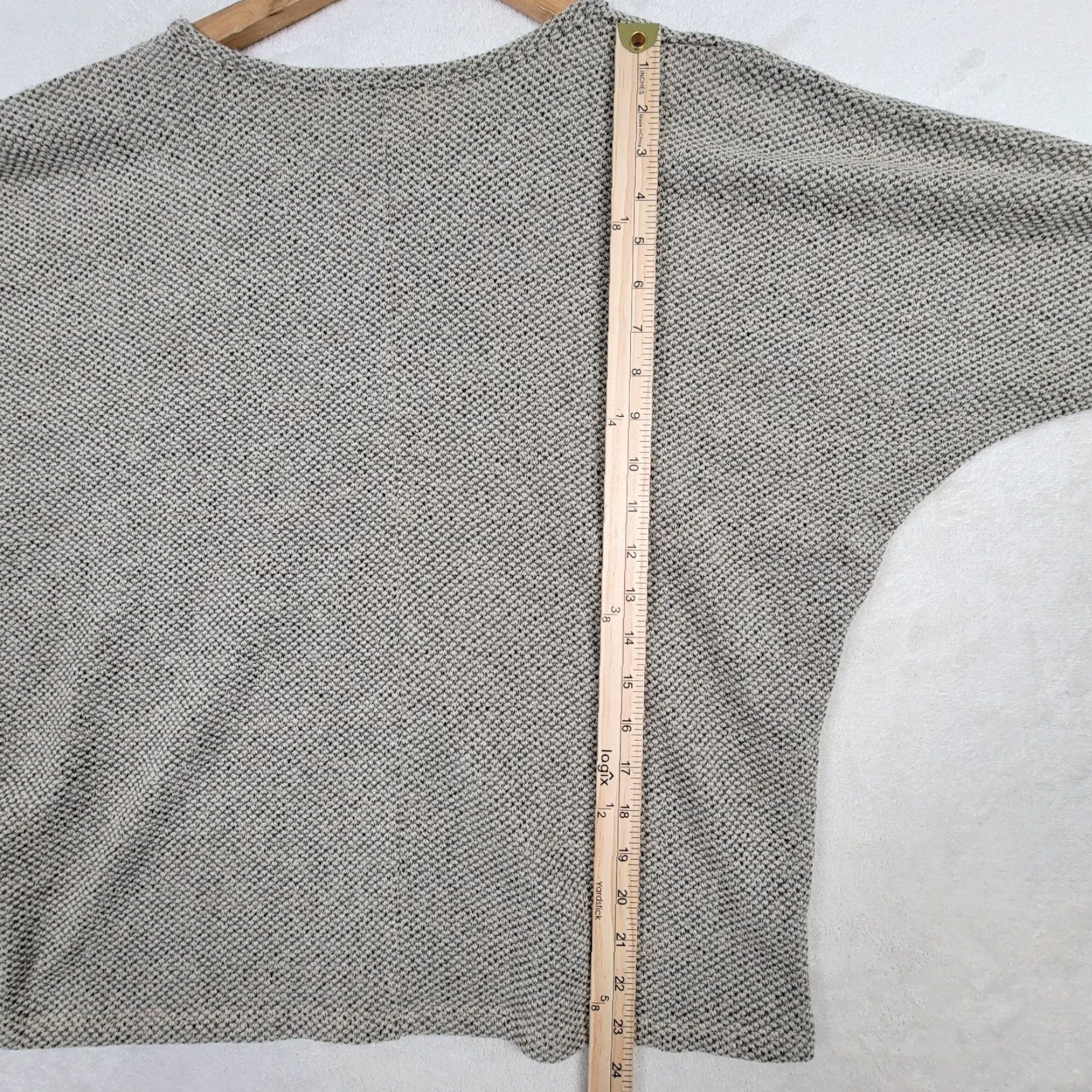 Vintage Women's Retrology Long Sleeve Sweater Size Large Oatmeal Combo Size L / US 10 / IT 46 - 6 Thumbnail