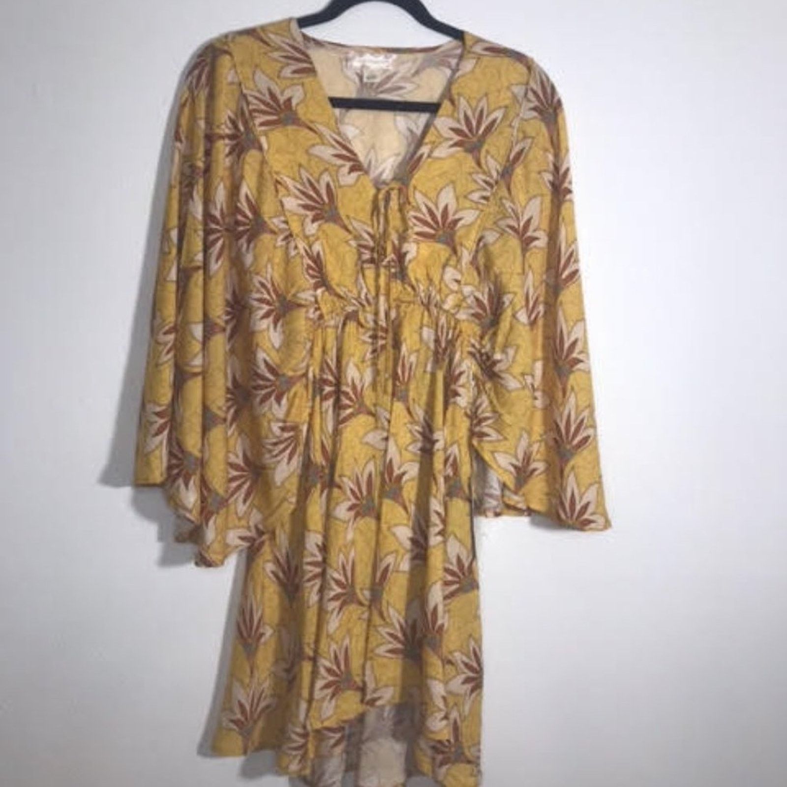 Other Band of Gypsies Ella Dress Bohemian Floral Pattern Sz Small Size S / US 4 / IT 40 - 1 Thumbnail