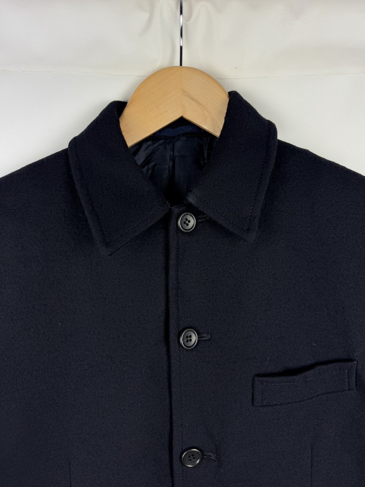 Comme Ca Ism × Japanese Brand Comme Ca Boys By Five Foxes men’s Wool Jacket Coat Short Size US S / EU 44-46 / 1 - 8 Thumbnail
