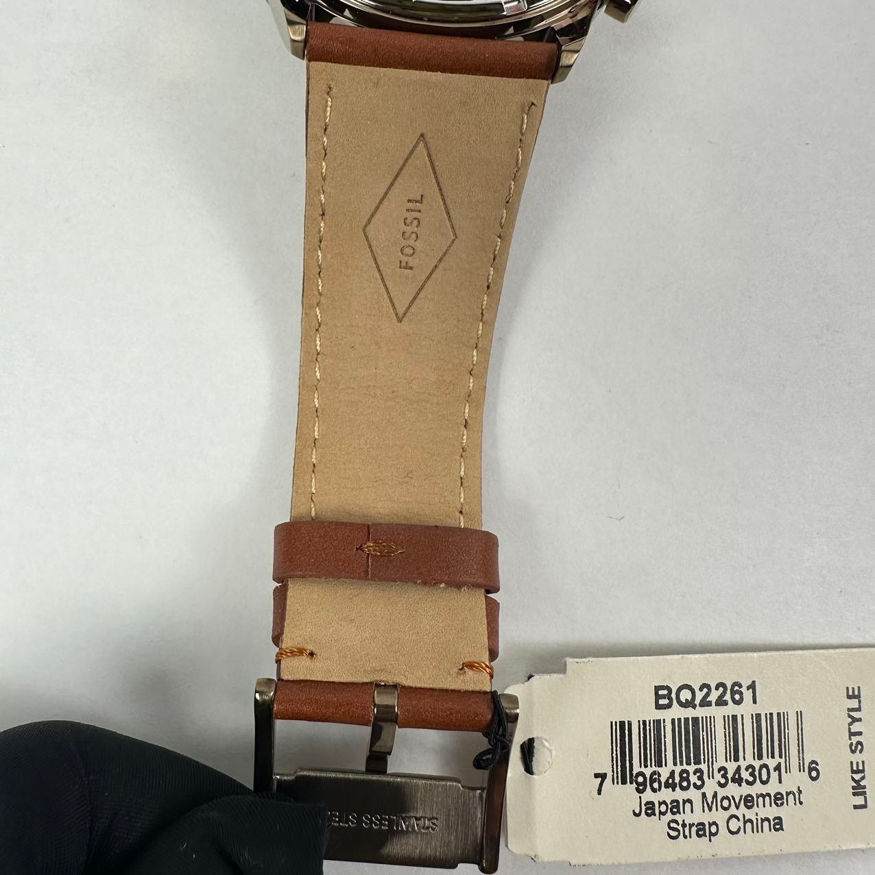 Fossil NWT Fossil Flynn Chronograph Brown Leather Men Watch BQ2261 Size ONE SIZE - 9 Thumbnail