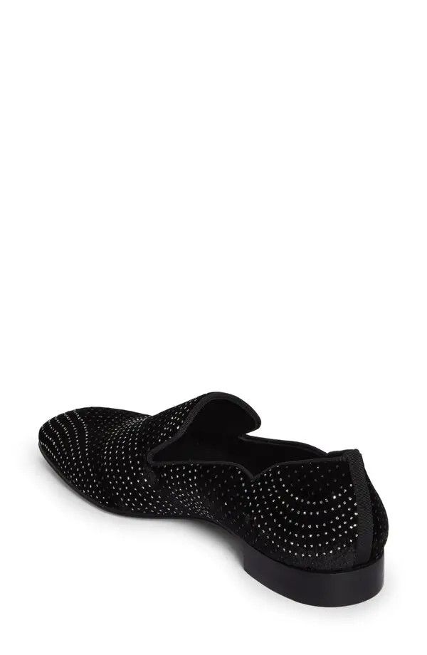 Christian Louboutin os11x1024 Dandy Chick Crystal & Velvet Smoking Shoes Black Size US 9.5 / EU 42-43 - 6 Thumbnail